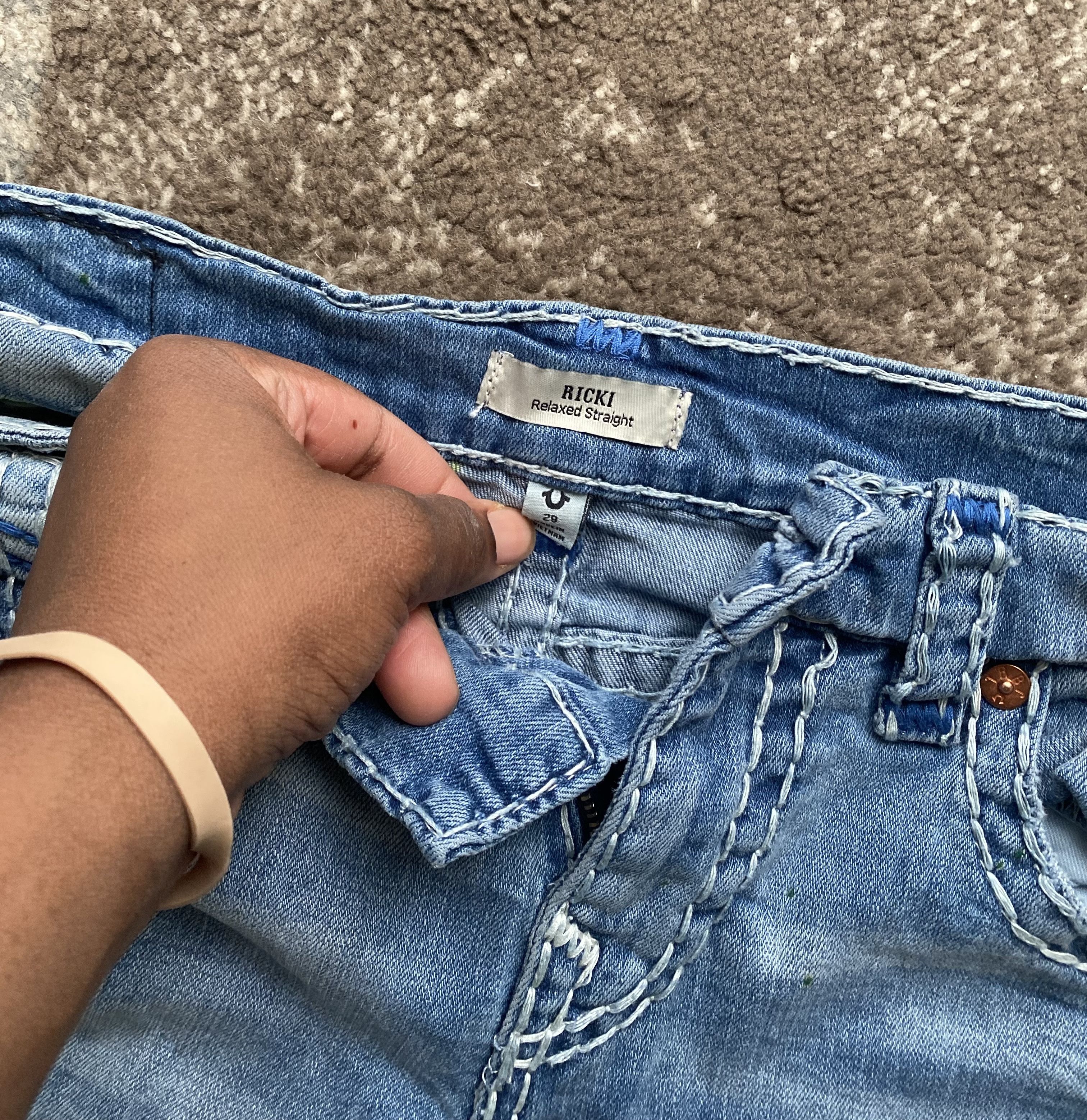 True Religion Ricki relaxed straight ($📦 on depop) Size 29" - 1 Thumbnail
