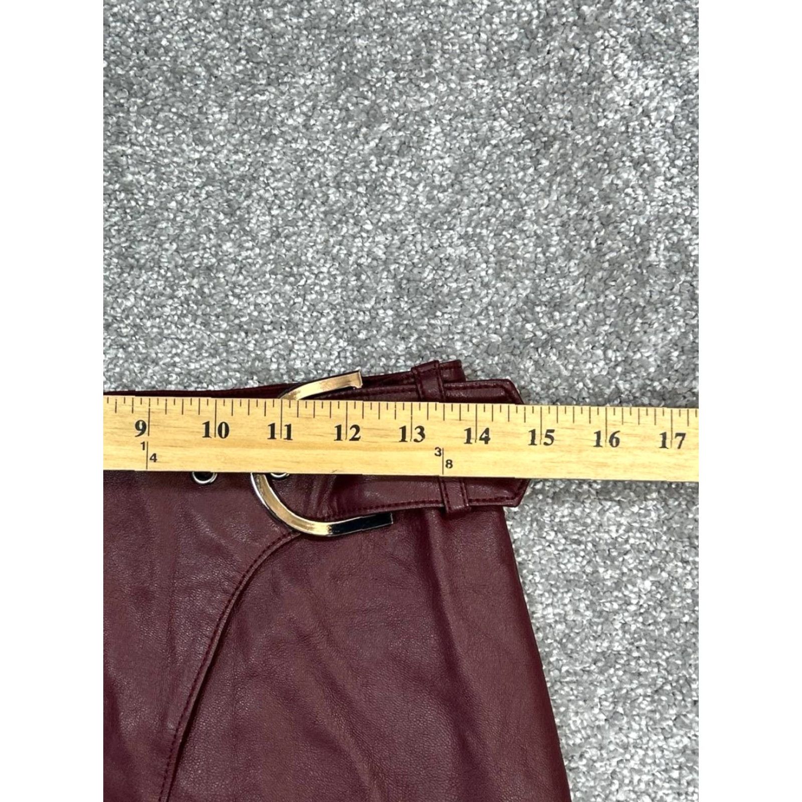 Express Express Skirt Womens 4 Red Lined Buckle Back Zip Mini Clubbing Short Size 27" / US 4 / IT 40 - 5 Thumbnail