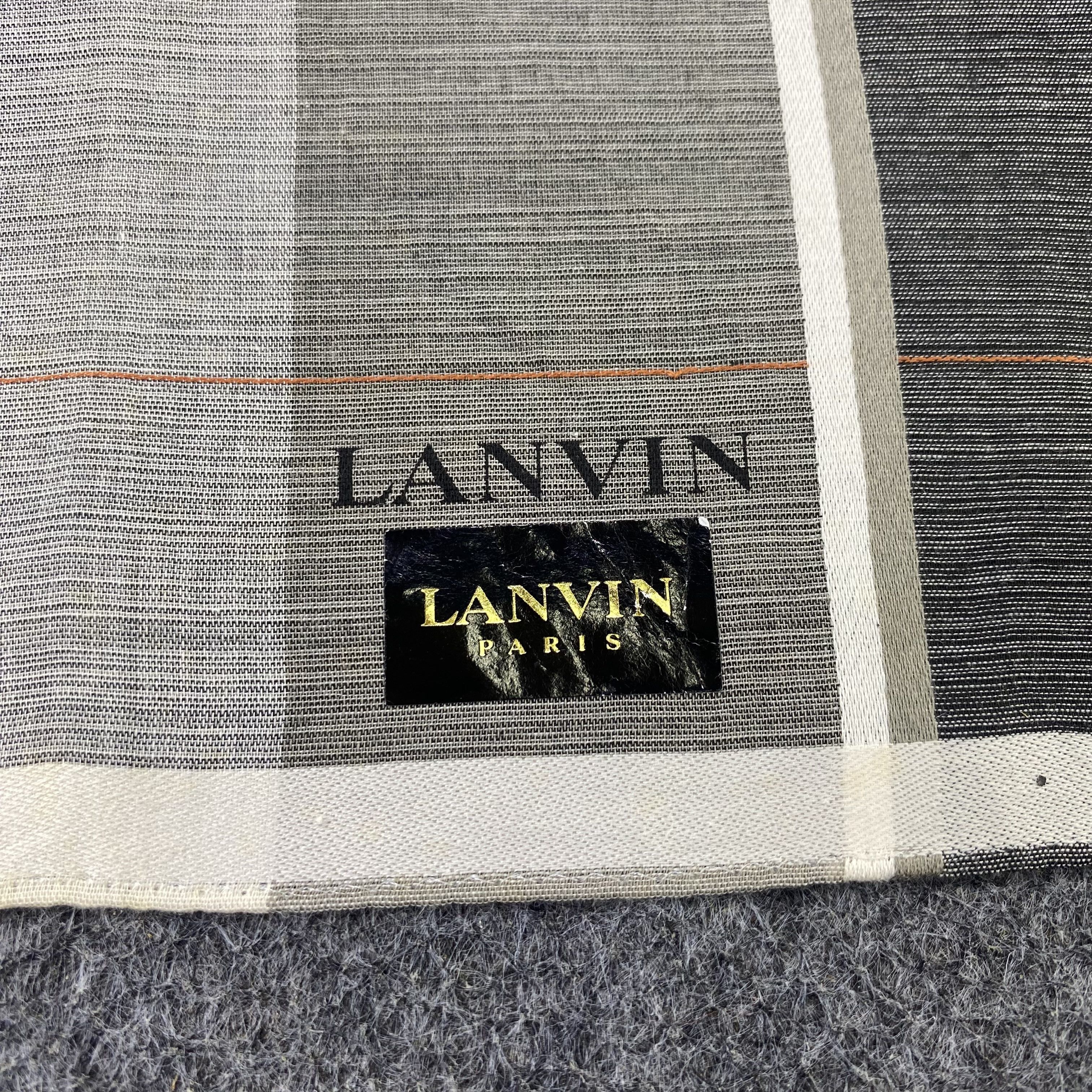 Lanvin Lanvin Handkerchief Neckerchief Bandana-B2064 Size ONE SIZE - 7 Thumbnail