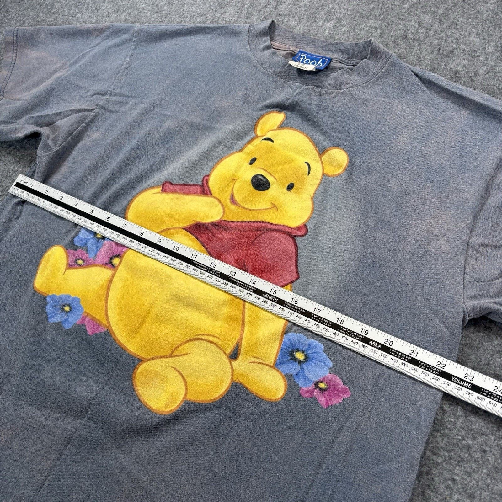Disney Vintage 90s Disney Winnie the Pooh Shirt XL Gray Jerry Leigh Size US XL / EU 56 / 4 - 6 Thumbnail