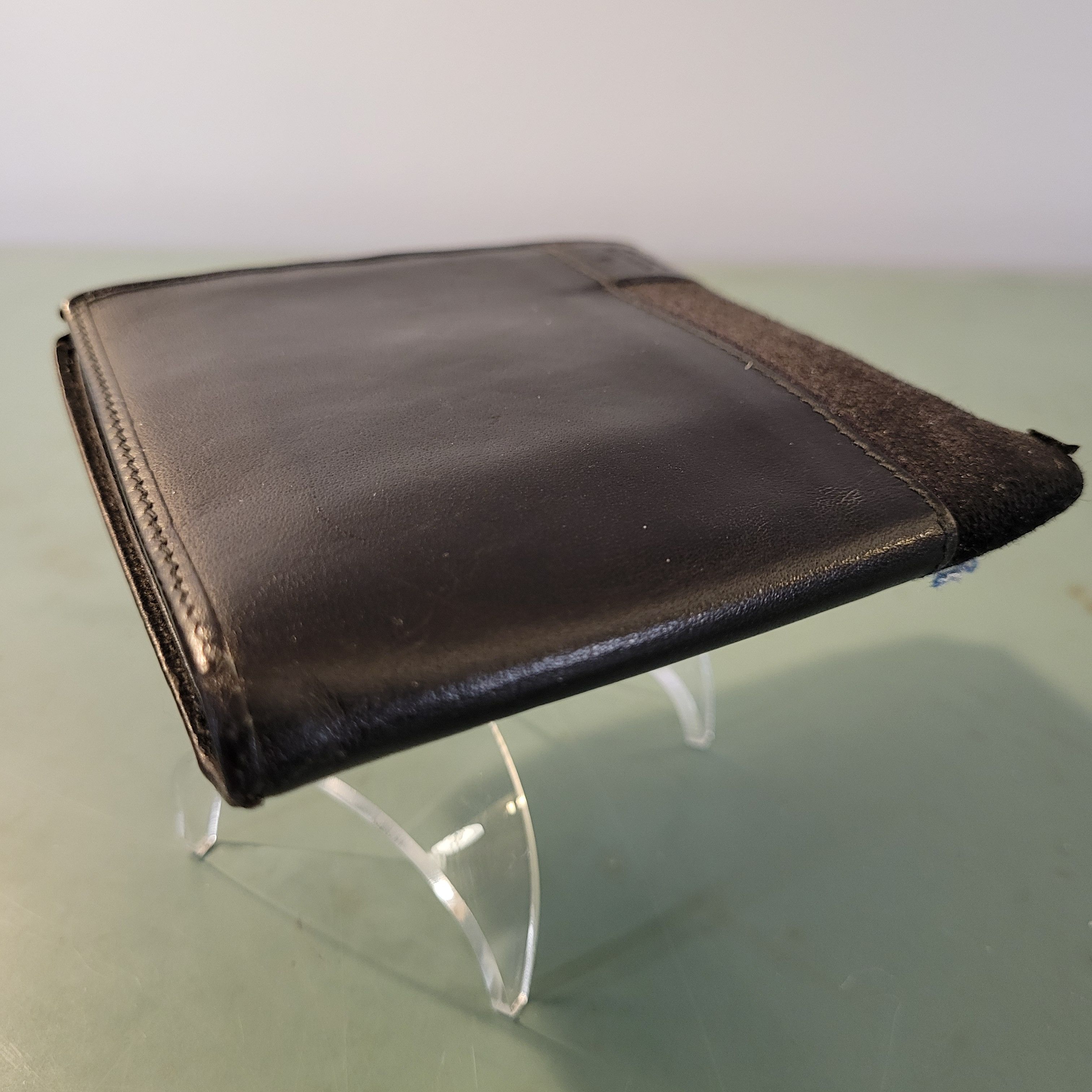 Gucci Gucci Bifold Black Leather and Canvas Wallet Size ONE SIZE - 5 Thumbnail