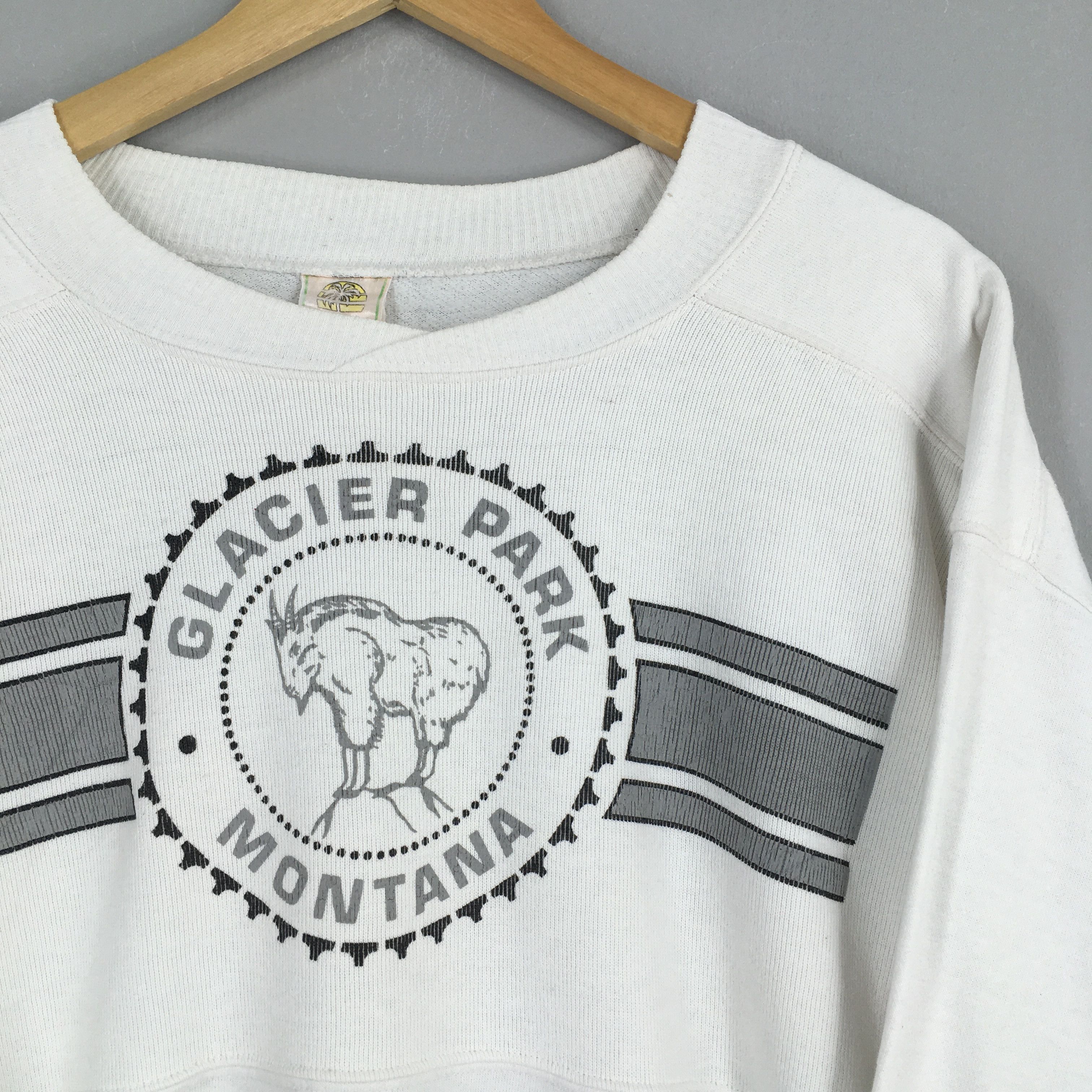 Vintage Vintage 90's Montana Glacier Park Sweatshirt Large Size US L / EU 52-54 / 3 - 2 Thumbnail