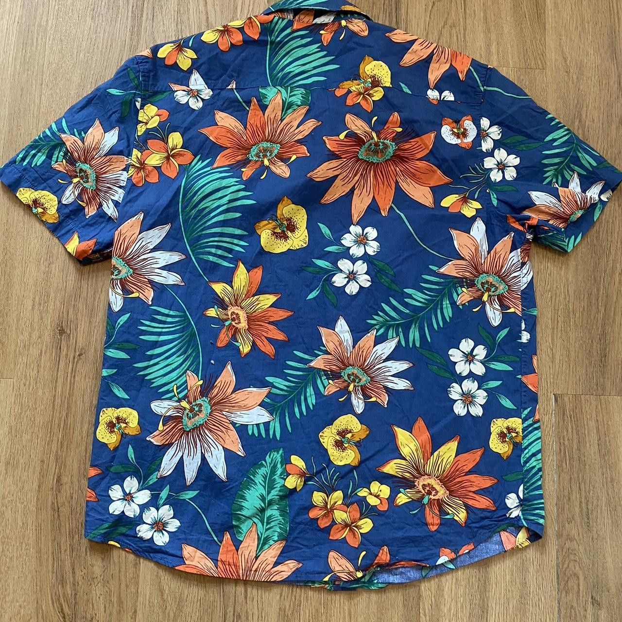 Other Blue and multicoloured floral Hawaiian shirt Size US XL / EU 56 / 4 - 2 Thumbnail
