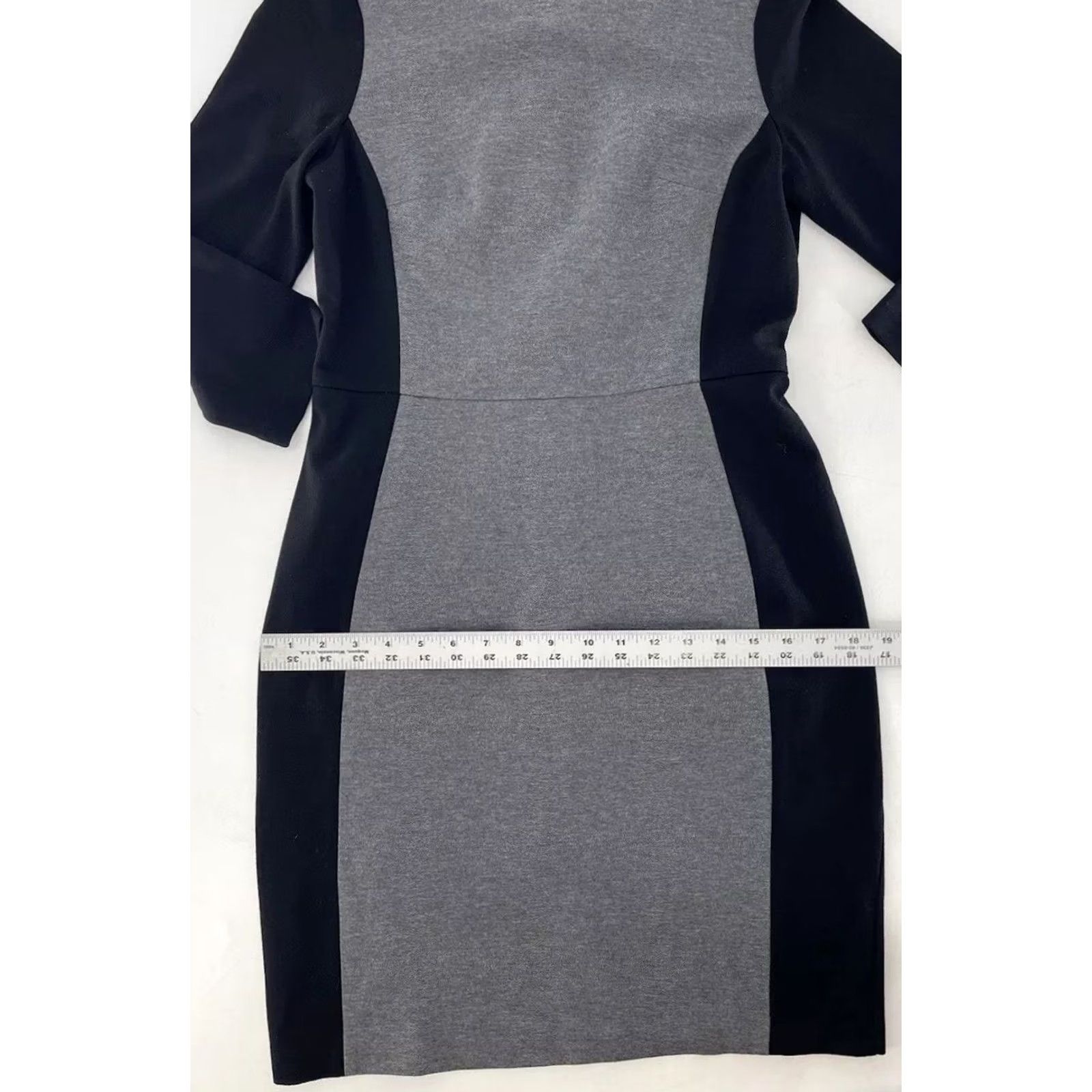 Talbots Talbots Women’s Black & Gray Color Block Career Sheath Dress 4P Size S / US 4 / IT 40 - 5 Thumbnail
