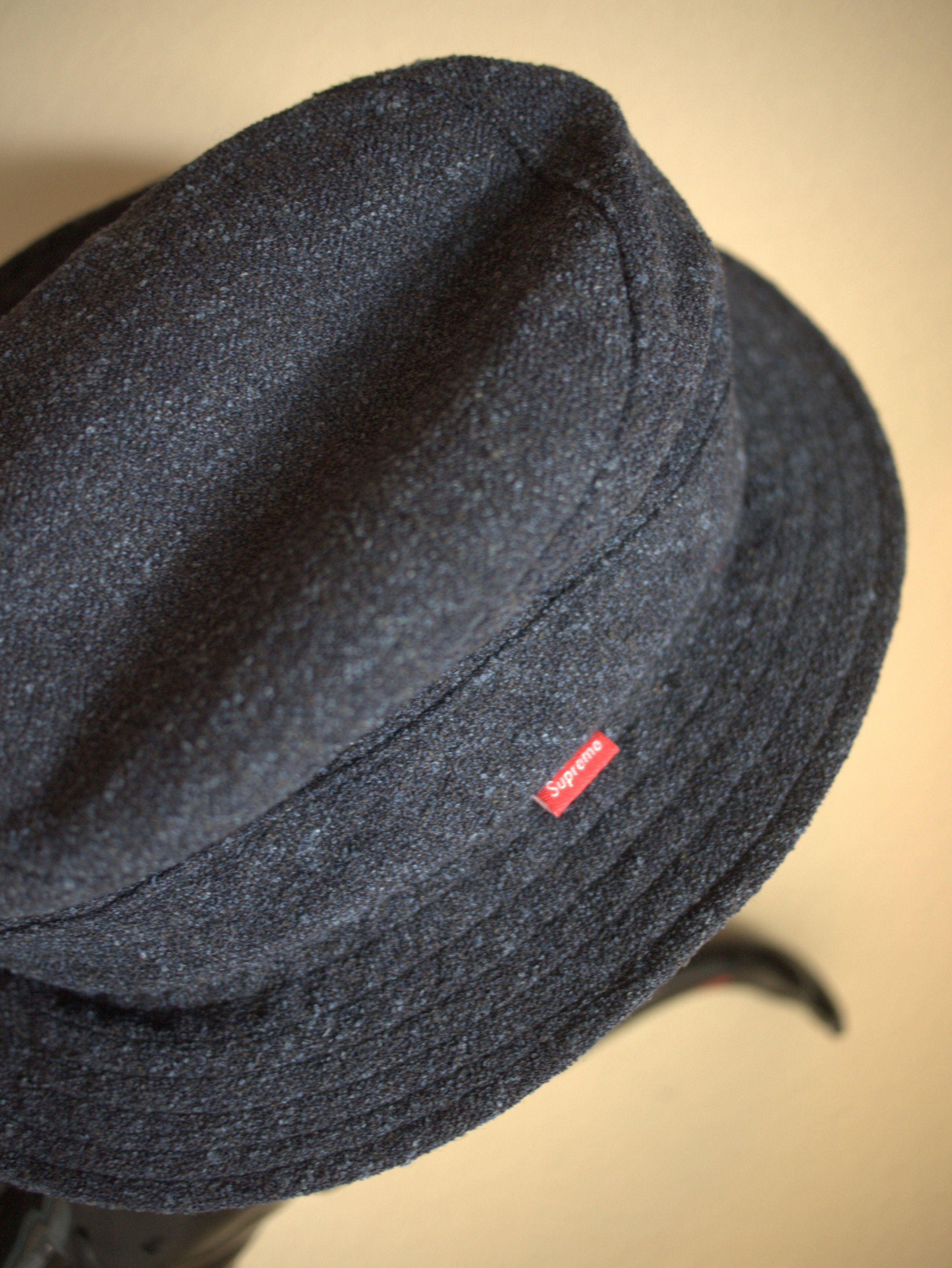 Supreme '10 ARCHIVE SUPREME LORO PIANA MELANGE TERRY CRUSHER HAT_M L Size 42 - 2 Thumbnail