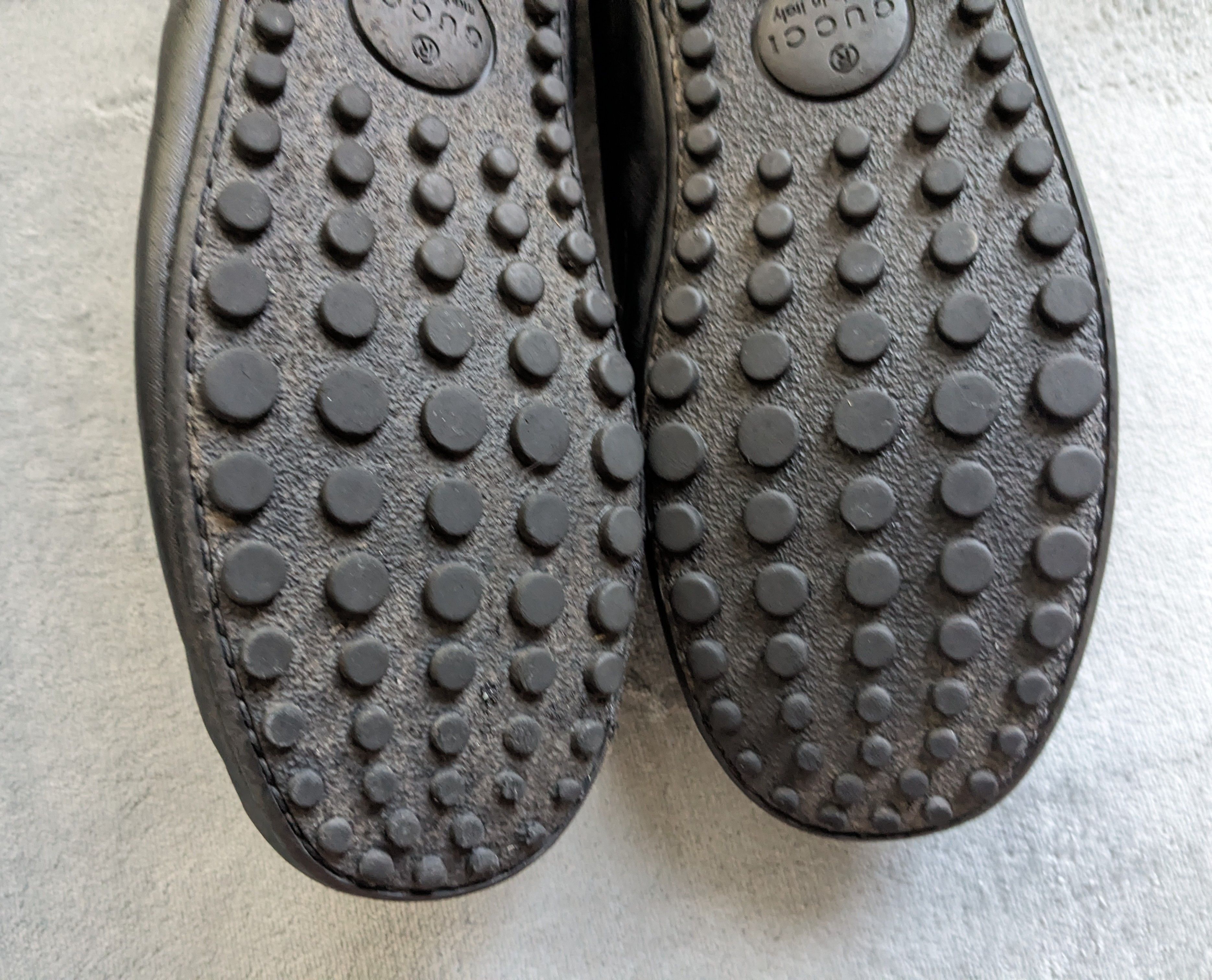 Gucci Gucci Horsebit Driving Loafers Black Leather 9.5 Italy Size US 9.5 / EU 42-43 - 16 Thumbnail