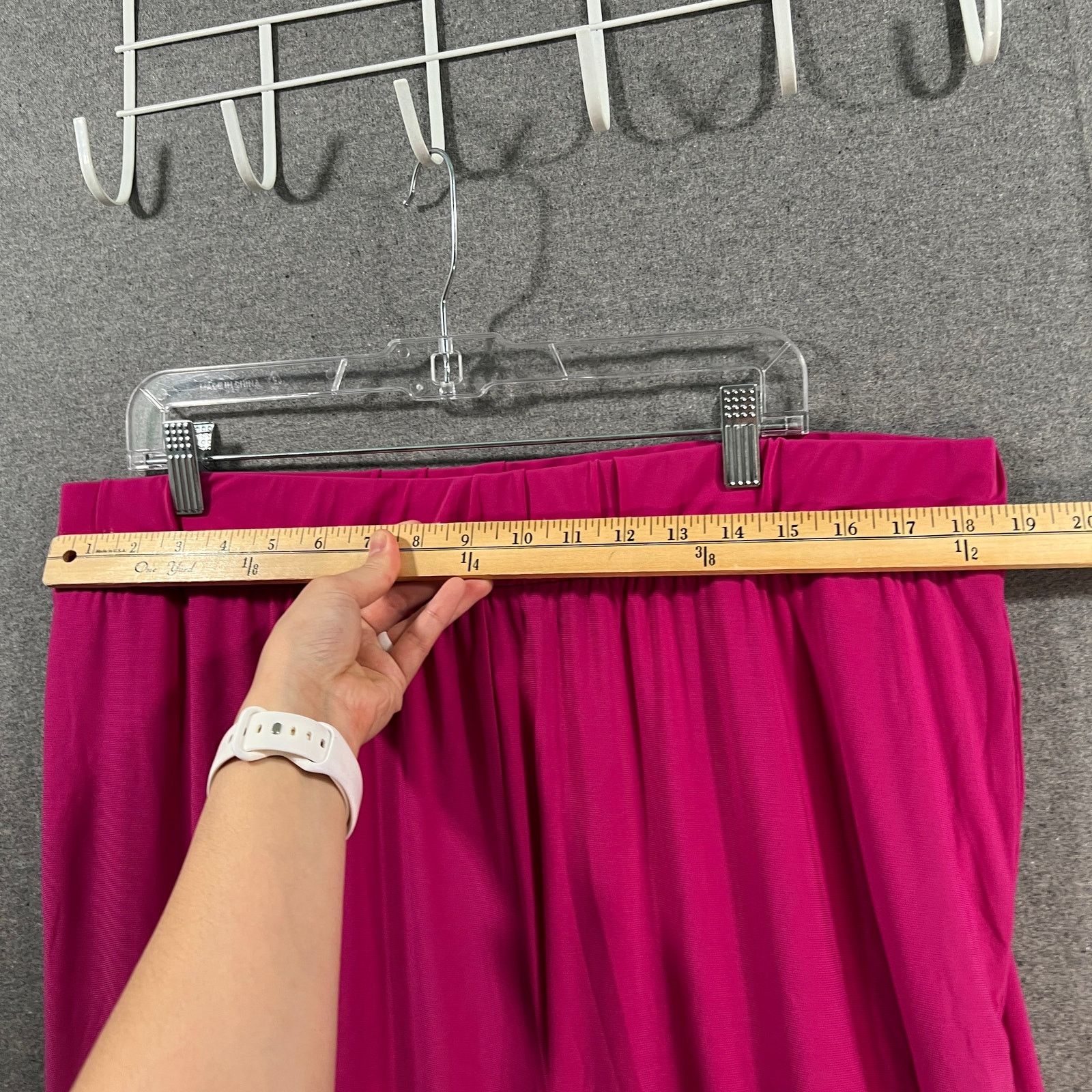 Other Attitudes by Renee Como Jersey Regular Wide Les Pants Fusion Size 36" / US 14 / IT 50 - 6 Thumbnail