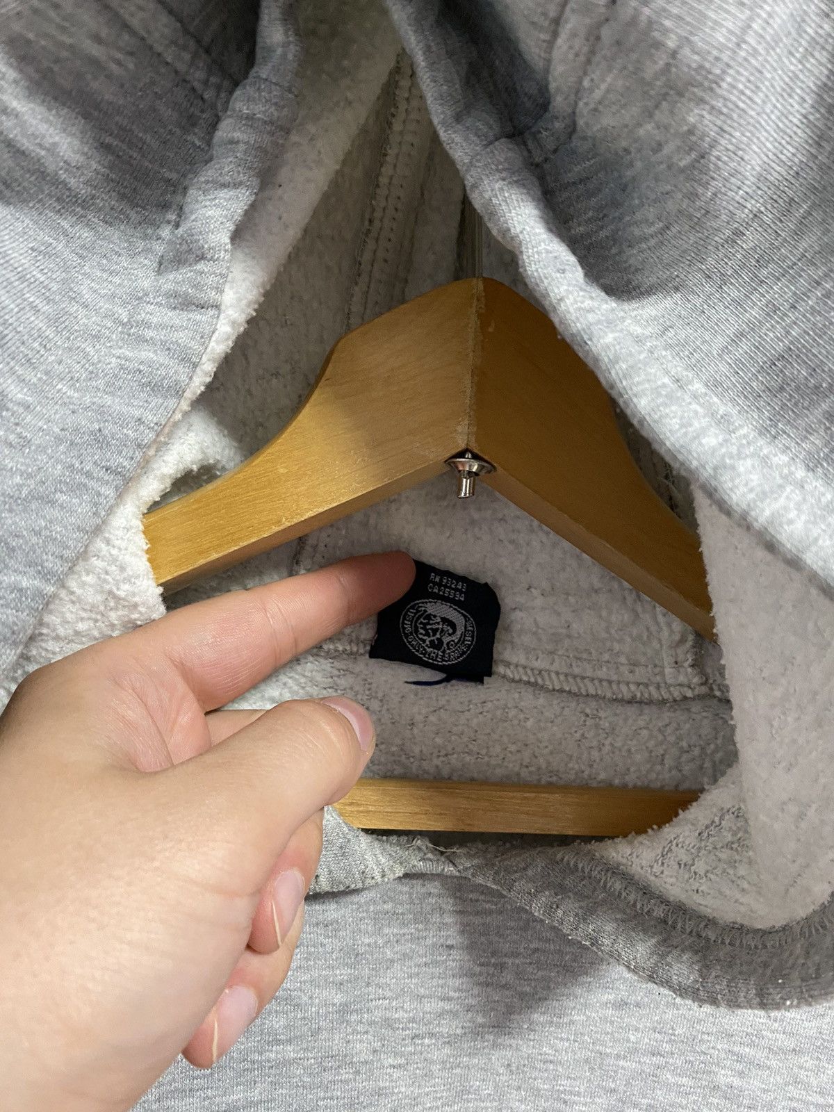 Diesel × Vintage Vintage 00s Hoodie Diesel Denim Devision Oversized Boxy Fit Size US XL / EU 56 / 4 - 7 Thumbnail