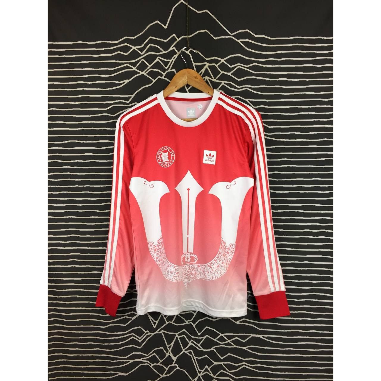 Adidas × Vintage Adidas Skateboarding X Evisen Skateboards Long Sleeve Jersey Size US XS / EU 42 / 0 - 2 Thumbnail
