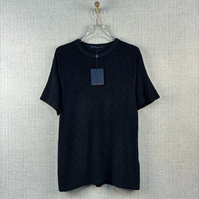 Louis Vuitton Louis Vuitton Presbyopia full print round neck towel short Size US XL / EU 56 / 4 - 1 Thumbnail