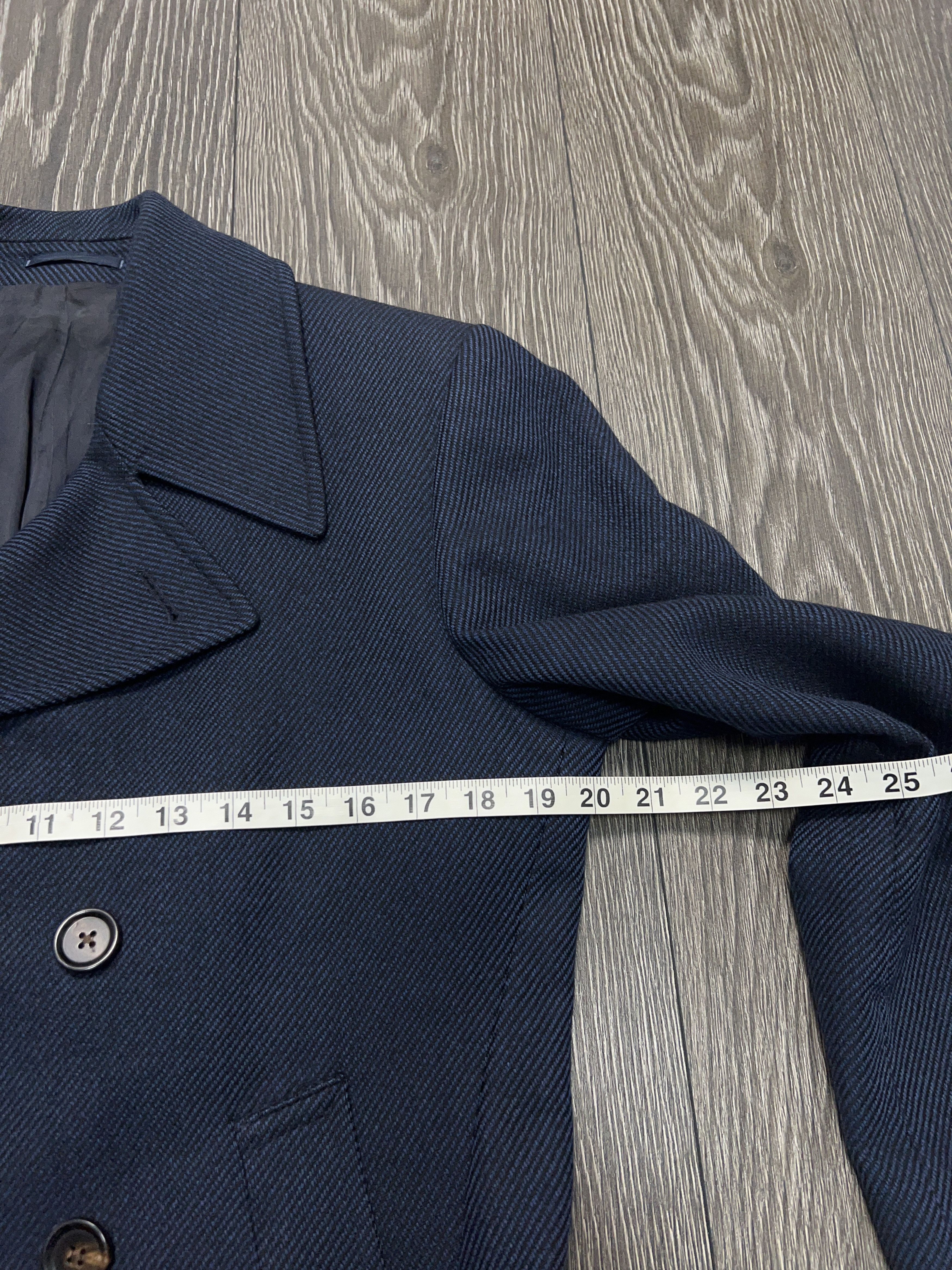 SCABAL Die Manufaktur Double Breasted Coat Jacket Wool Size 46/48R Size US S / EU 44-46 / 1 - 7 Thumbnail