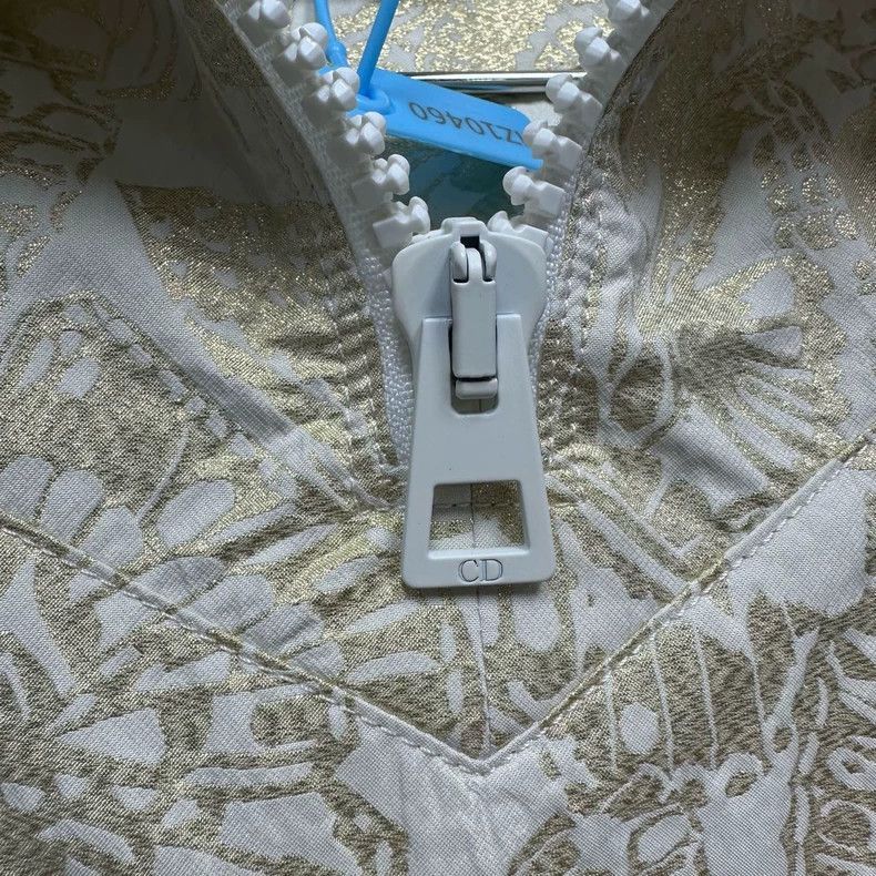 Dior Dior Gold Butterfly Floral Hooded Jacket-2506 Size US XS / EU 42 / 0 - 5 Thumbnail