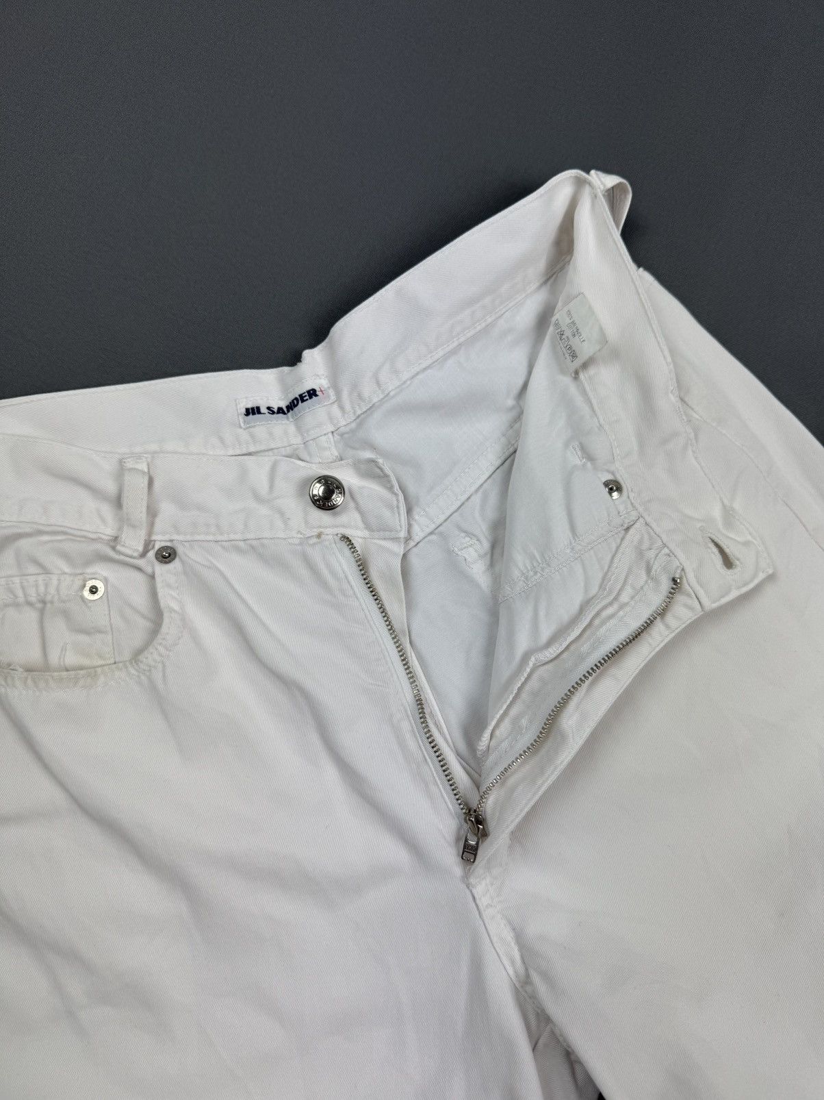 Jil Sander Distressed Jil Sander + White Lightweight Jeans Pants Size 28" / US 6 / IT 42 - 11 Thumbnail