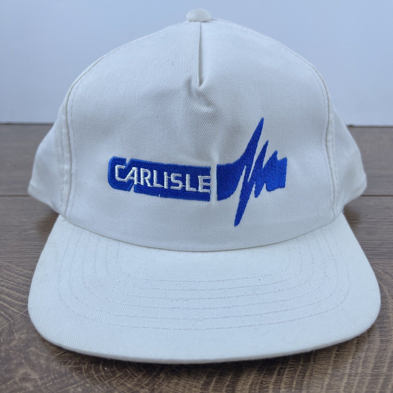 Other Carlisle Hat Carlisle Hat White Hat Adjustable Snapback Adul Size ONE SIZE - 1 Thumbnail