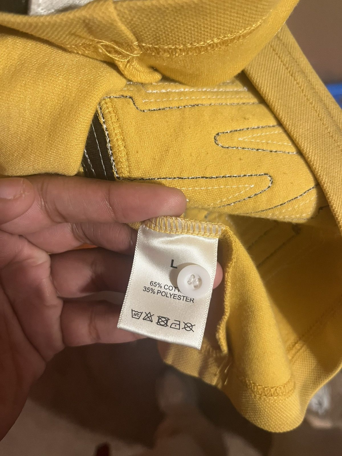 Vale Vale Yellow Rugby Longsleeve Size US L / EU 52-54 / 3 - 3 Thumbnail