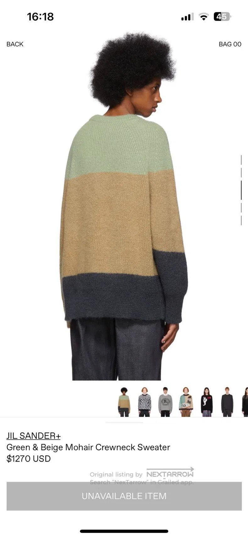 Jil Sander Jil Sander size 46 Color-block pullover Size US S / EU 44-46 / 1 - 5 Thumbnail