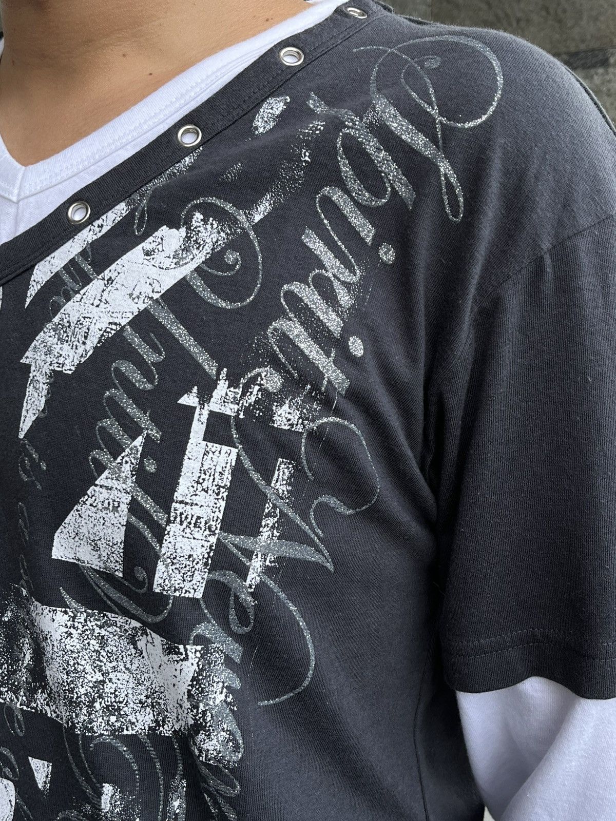 Japanese Brand × Le Grande Bleu (L.G.B.) Y2K Wild Life Poem Long Sleeve Size US L / EU 52-54 / 3 - 7 Thumbnail