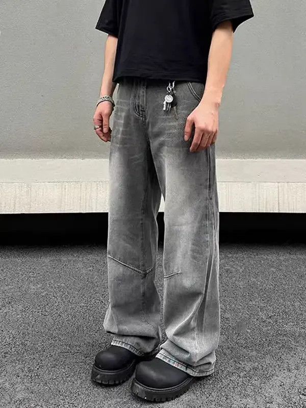Japanese Brand VIBE Vintage washed straight leg baggy jeans Size US 32 / EU 48 - 3 Thumbnail