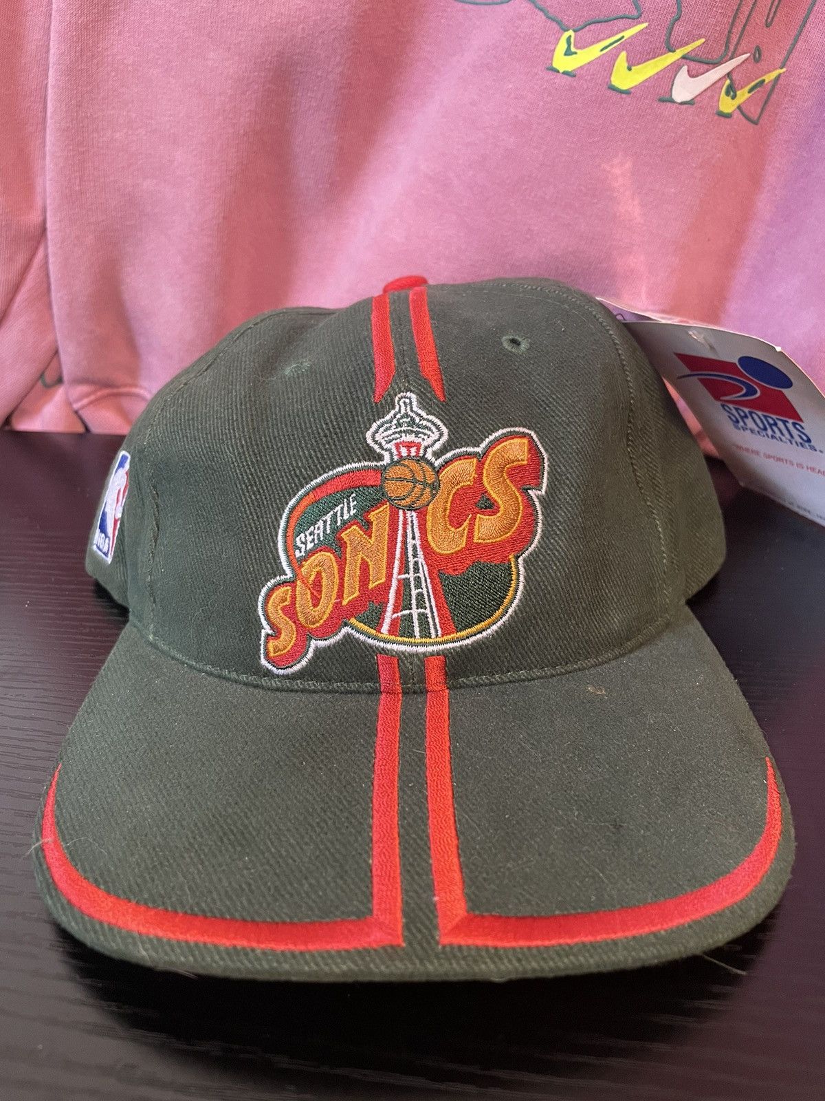 image of NWT Vintage Seattle Sonics Nba Draft 1998 in Green, Men's