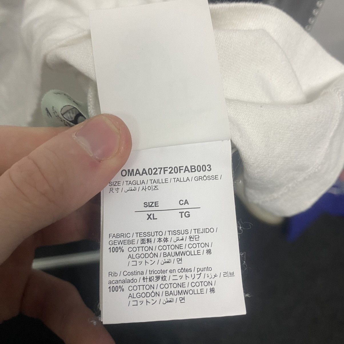 Off-White Off white t shirt pascat skeleton Size US XL / EU 56 / 4 - 10 Thumbnail