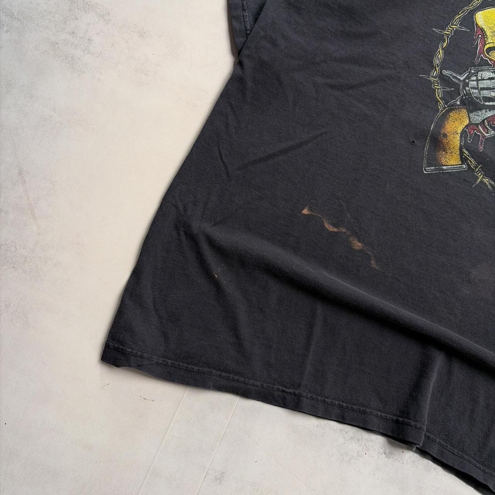 Hanes Vintage Guns N’ Roses Grunge Distressed Faded Band T-Shirt Size US XXL / EU 58 / 5 - 6 Thumbnail