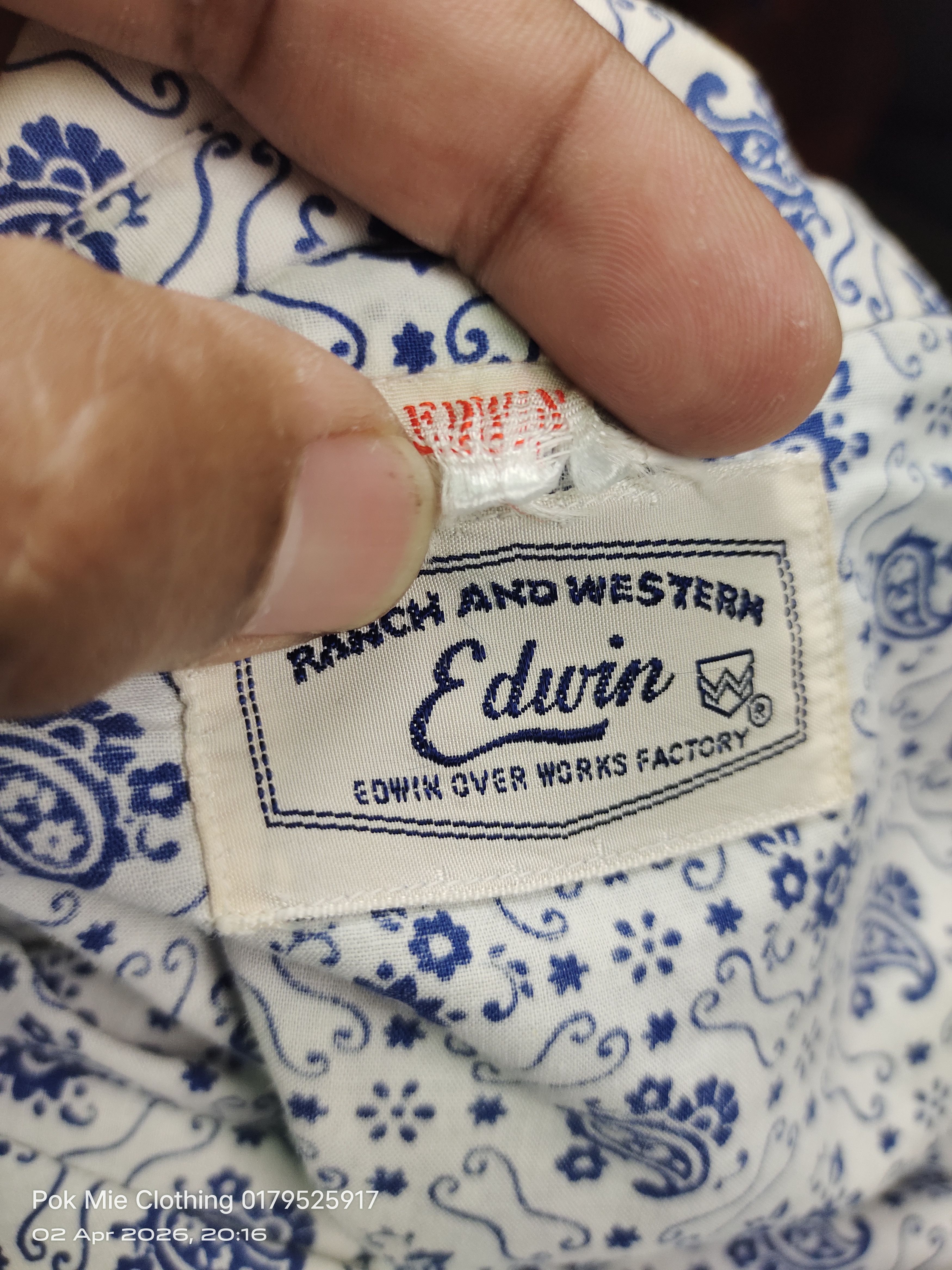 Edwin 70's Vintage Edwin Tomato Size US M / EU 48-50 / 2 - 6 Thumbnail