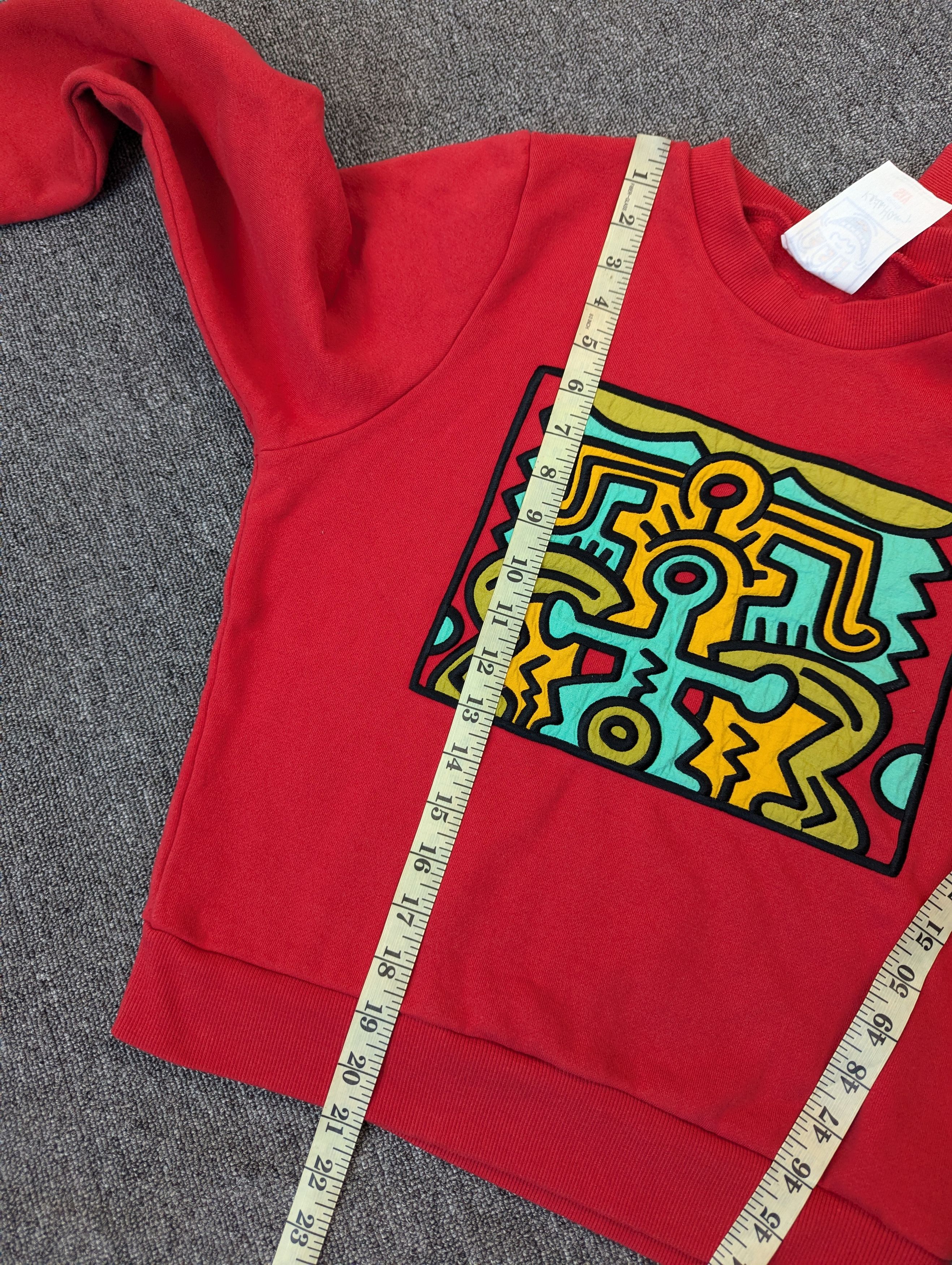Designer × Keith Haring Keith Haring Meet SLY Cropped Crewneck Sweatshirt Size US S / EU 44-46 / 1 - 9 Thumbnail