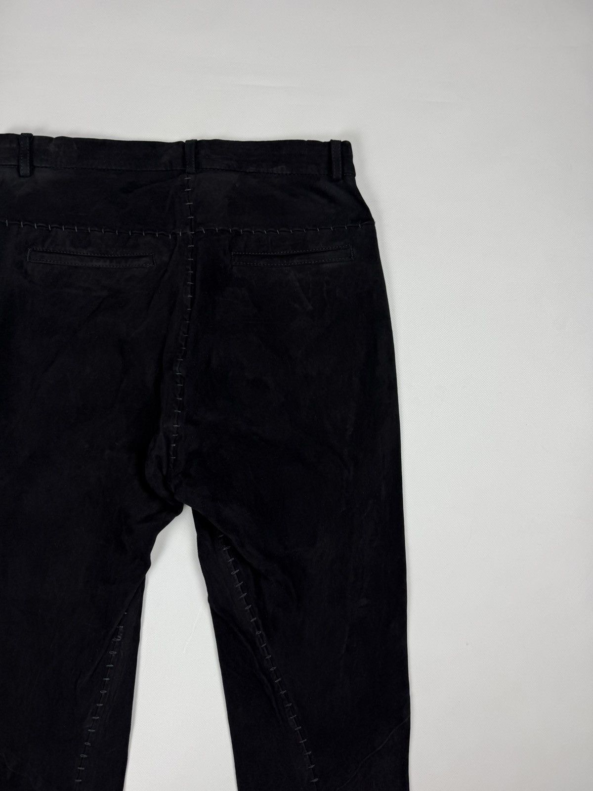 Isaac Sellam Experience Isaac Sellam Vigilante H21 Noir Leather Pants Trousers Size 25" / US 0 / IT 36 - 23 Thumbnail