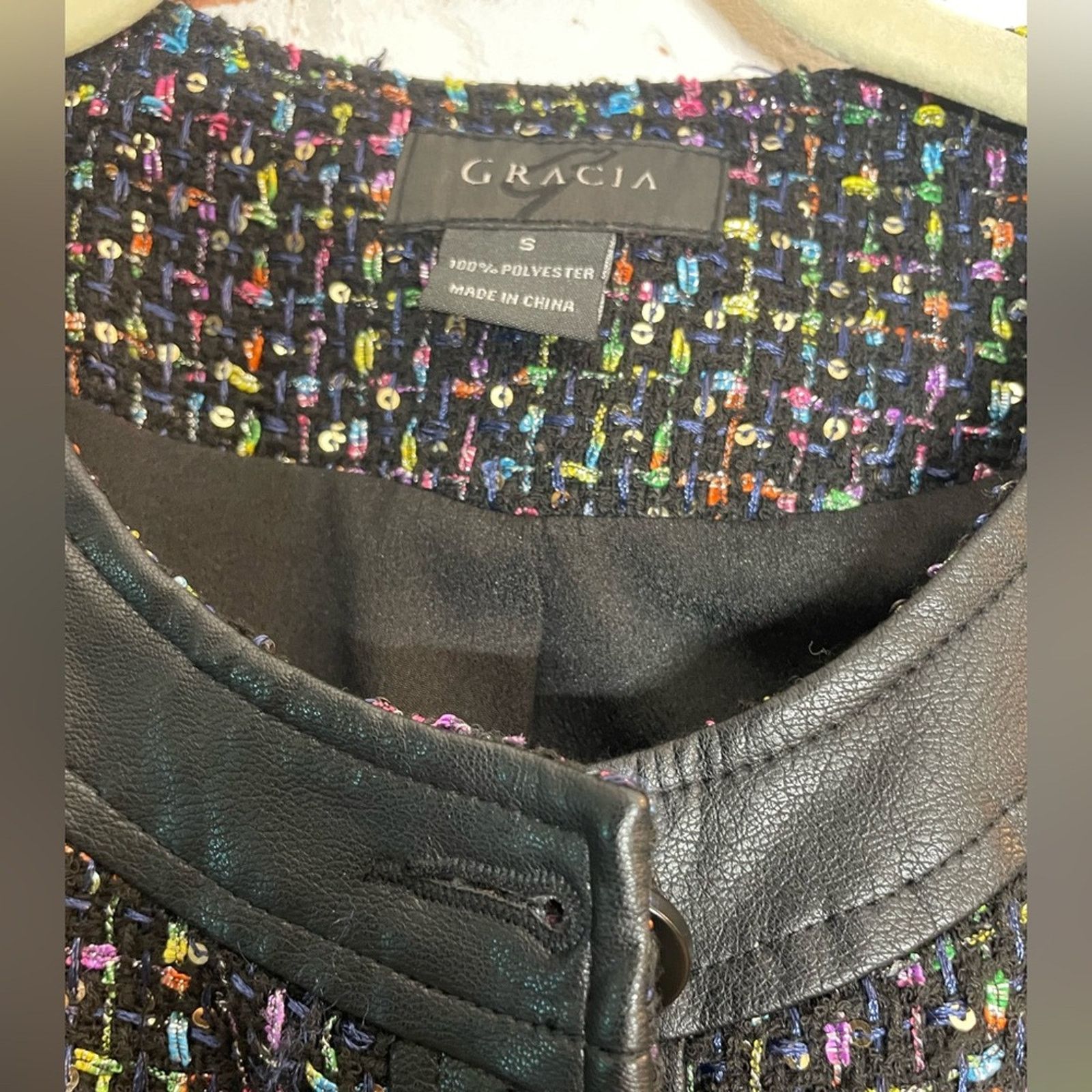 & Other Stories Gracia Multicolor Tweed Blazer with Black Accents Size S / US 4 / IT 40 - 4 Thumbnail