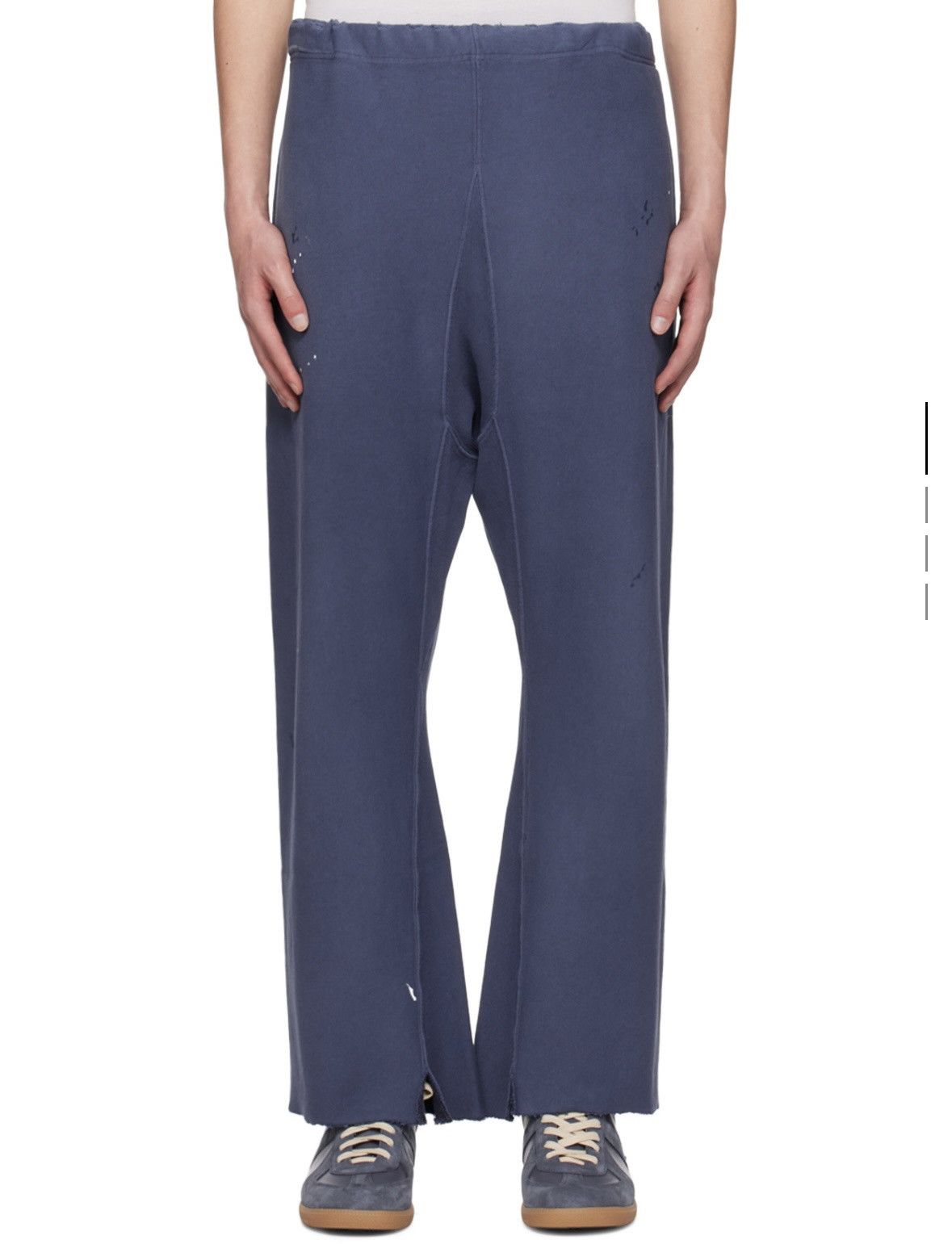 Maison Margiela Navy Maison Margiela Paint Splatter Pants Size US 34 / EU 50 - 3 Thumbnail