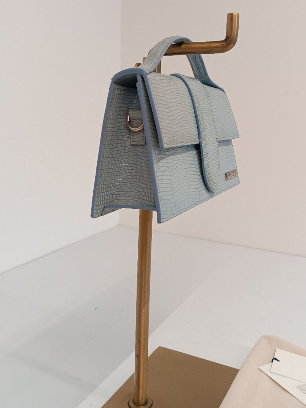 Jacquemus Jacquemus Le Grand Bambino Lizard Embossed Shoulder Bag Size ONE SIZE - 7 Thumbnail