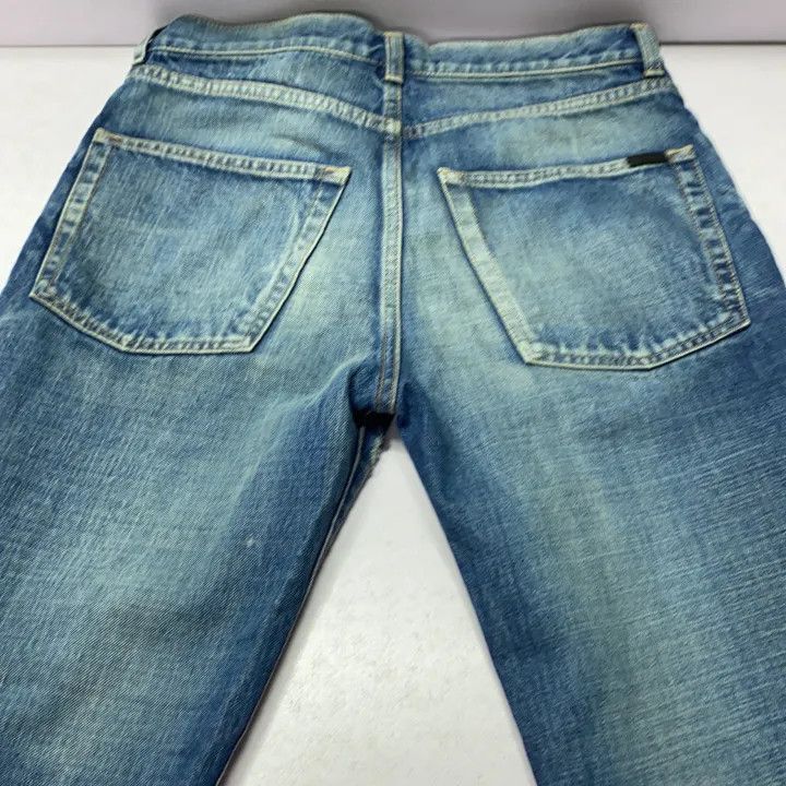 Saint Laurent Paris Saint Laurent SS23 Wash Button Straight Leg Jeans -2507 Size 28" / US 6 / IT 42 - 3 Thumbnail
