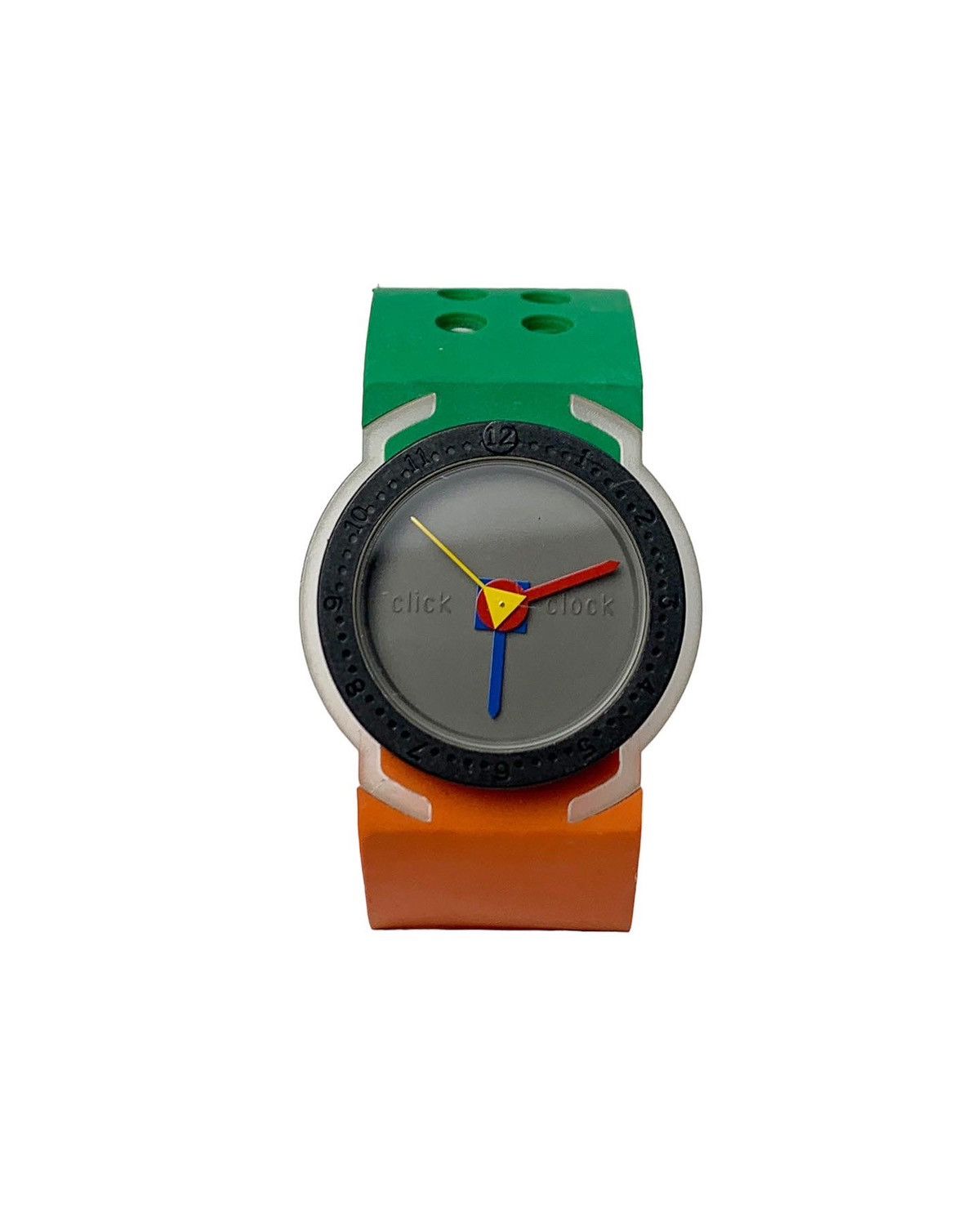 image of Vintage 1992S Verner Panton Click Clock in Red, Men's