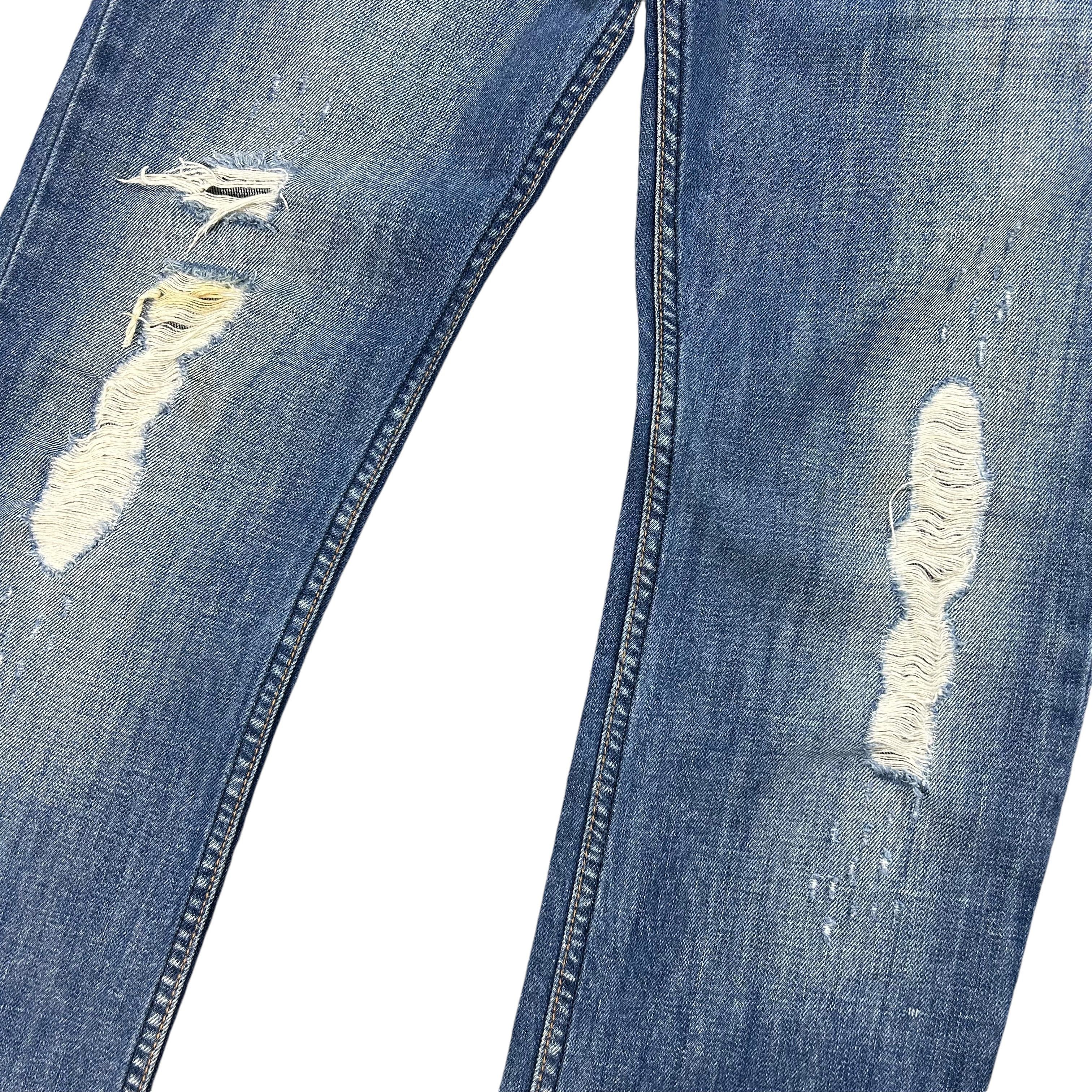 Diesel Diesel Safado Regular Straight Blue Denim Jeans Size W32L32 Size US 32 / EU 48 - 7 Thumbnail