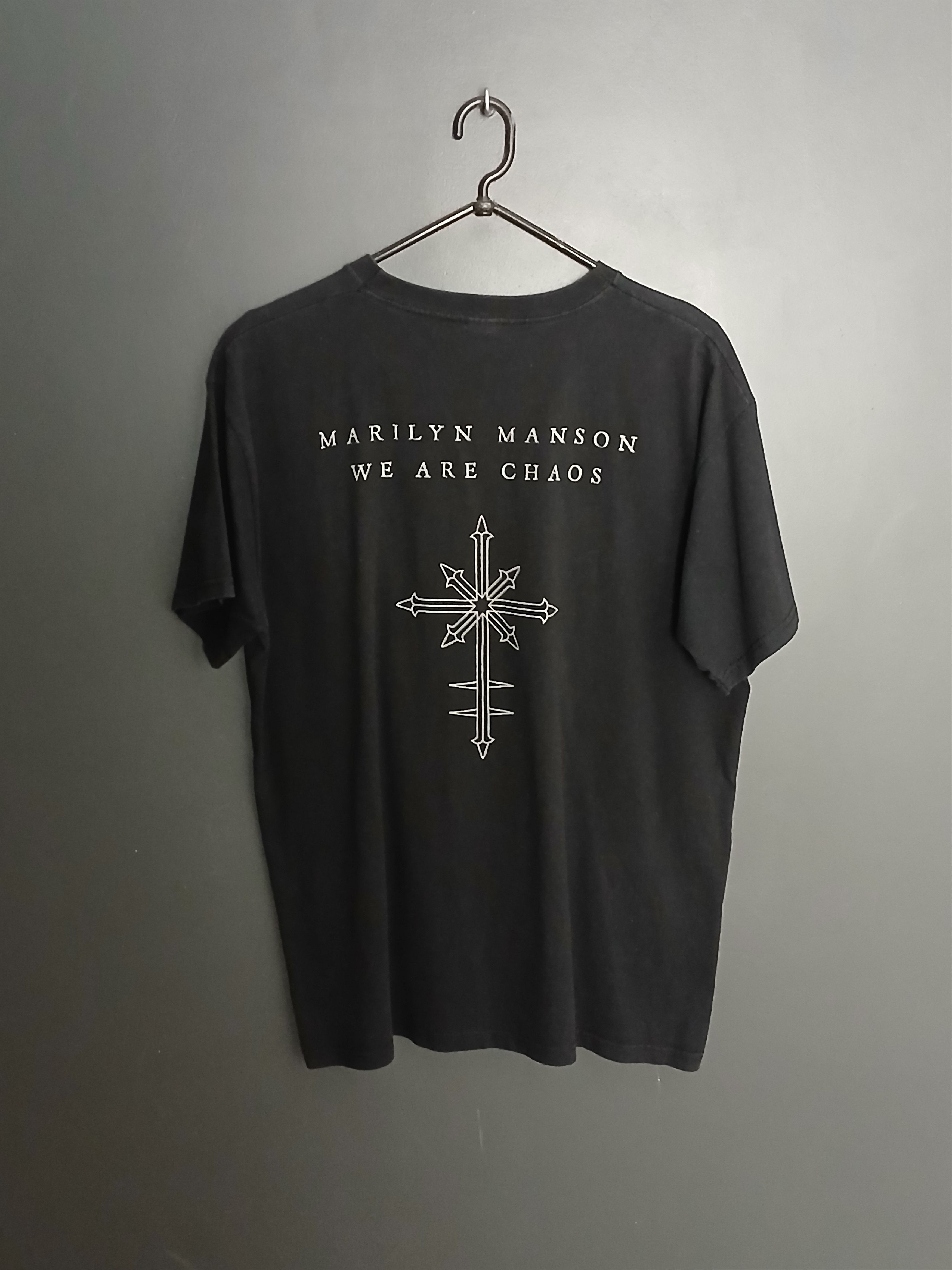 Band Tees × Marilyn Manson Marilyn Manson We Are Chaos T-Shirt Size US L / EU 52-54 / 3 - 2 Thumbnail