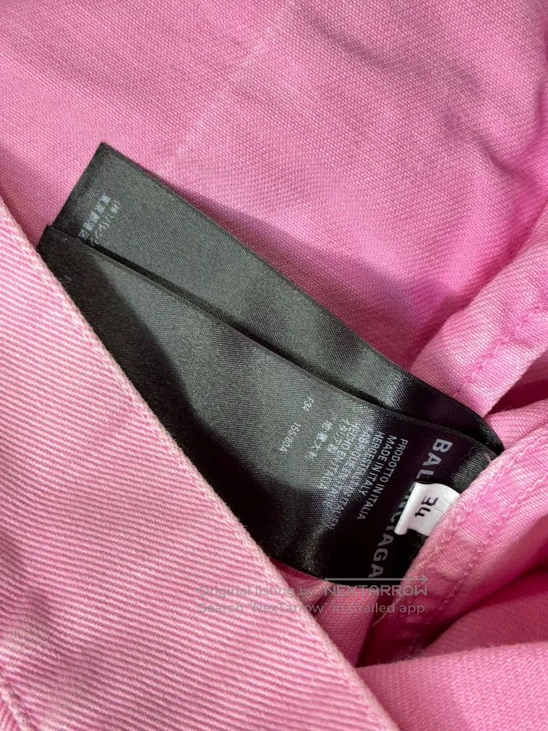 Balenciaga Balenciaga Valentine's Day Series Solid Color Front Logo L Size XXS / US 00 / IT 34 - 8 Thumbnail