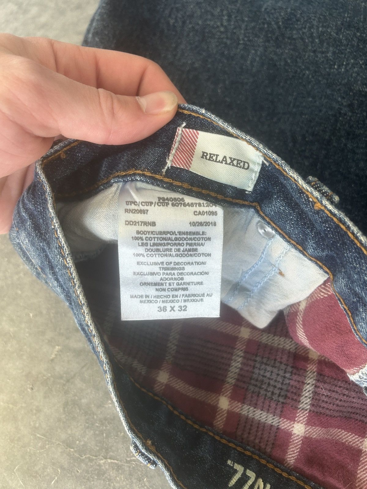 Dickies × Vintage Vintage Y2K Dickies Flannel Lined Jeans Size US 36 / EU 52 - 8 Thumbnail