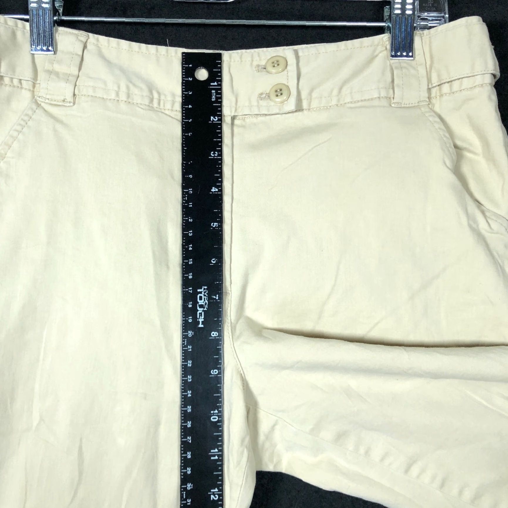 Talbots VINTAGE Talbots Pants Khakis Tan High Rise Straight Leg 8 Womens Stretch Pockets Tailored Workwear Casual Size 30" / US 8 / IT 44 - 7 Thumbnail