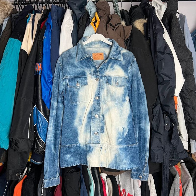Helmut Lang × Vintage denim jacket Helmut Lang M rare Size M / US 6-8 / IT 42-44 - 1 Thumbnail