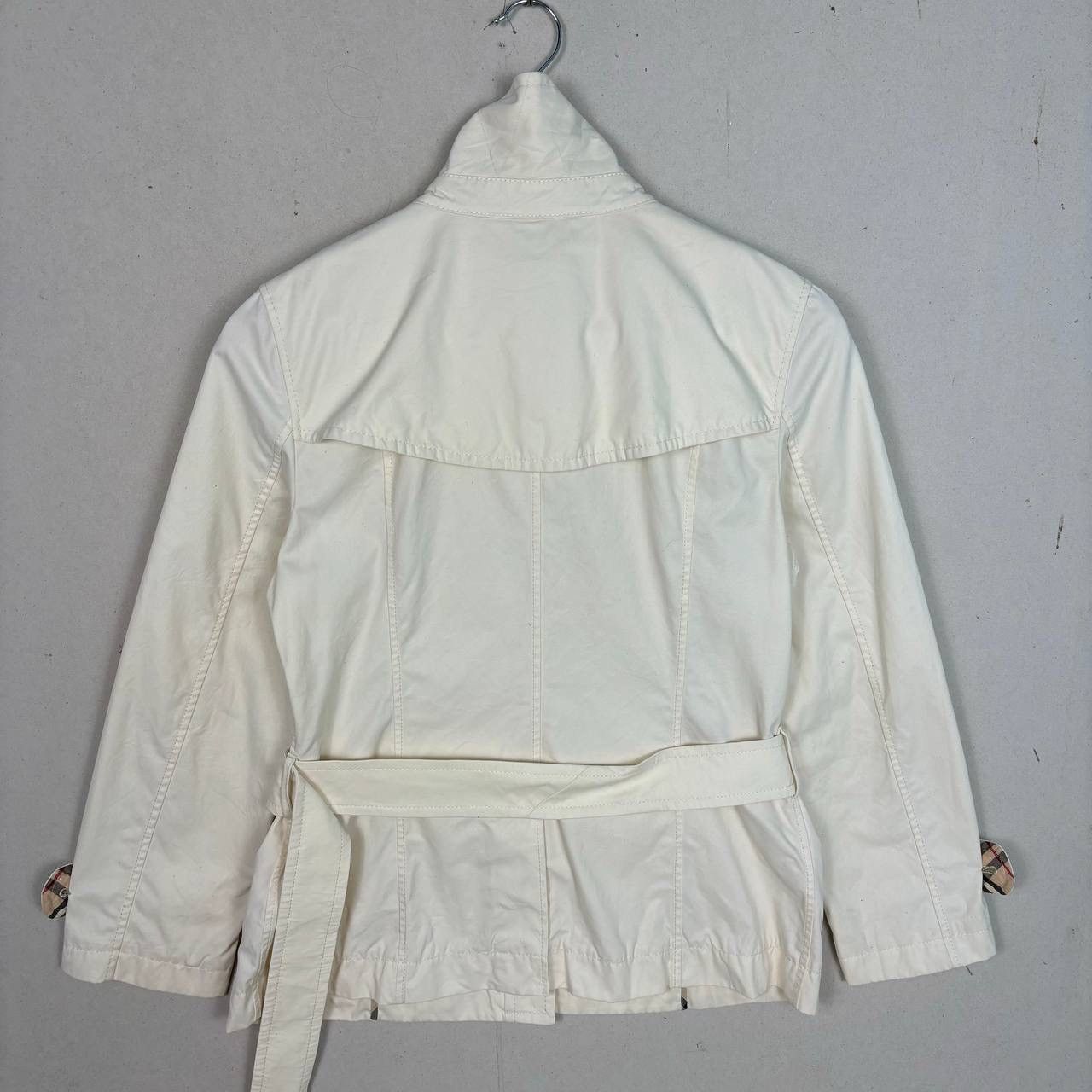 Burberry Burberry London White Belt Jacket 40 Size S / US 4 / IT 40 - 4 Thumbnail