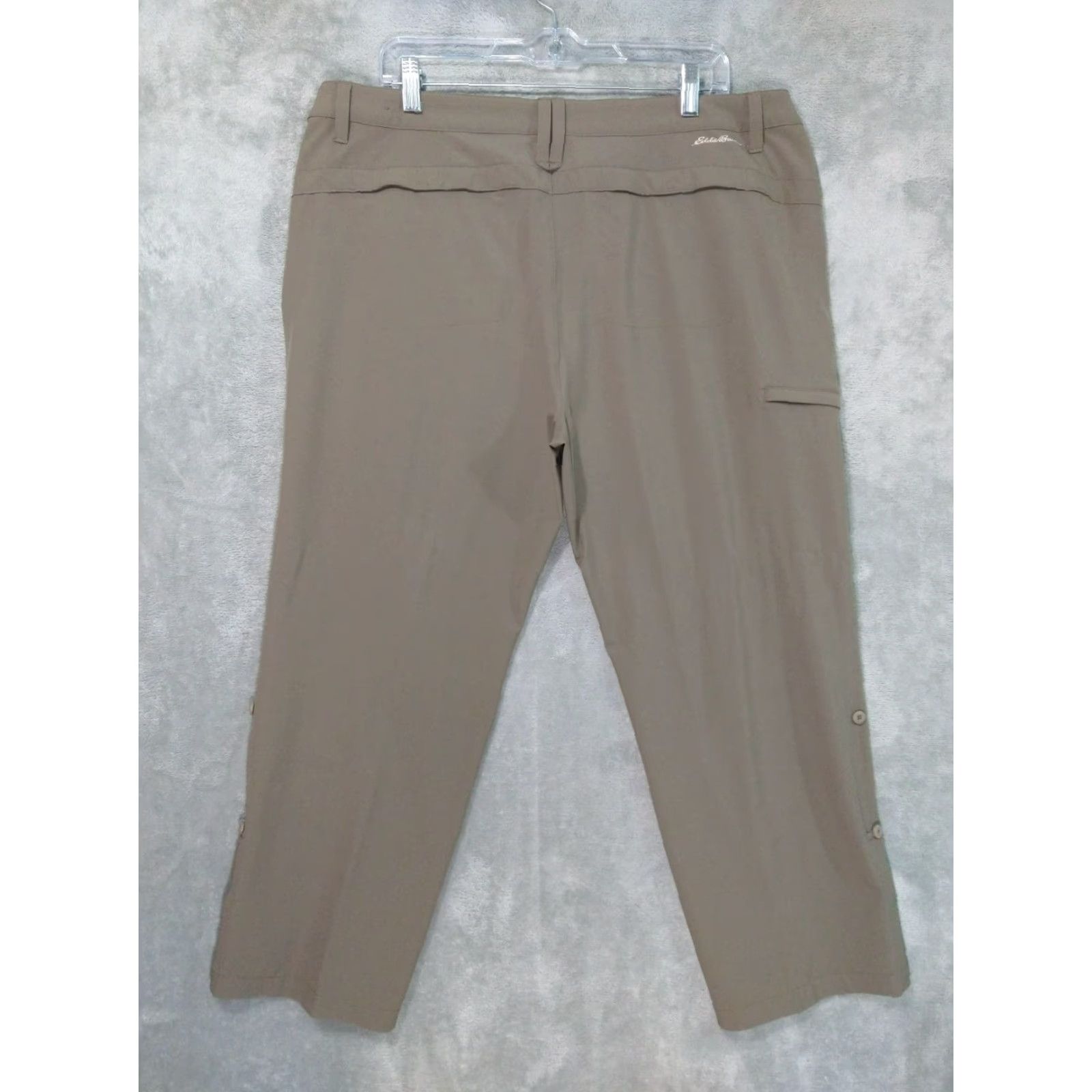 Eddie Bauer Eddie Bauer Pants Womens 16 Beige Travex Adventure Roll Up Cargo Hiking Outdoor Pants Ladies 16 Beige Cargo Adventure Travex Breких Size 38" / US 16 / IT 52 - 2 Thumbnail