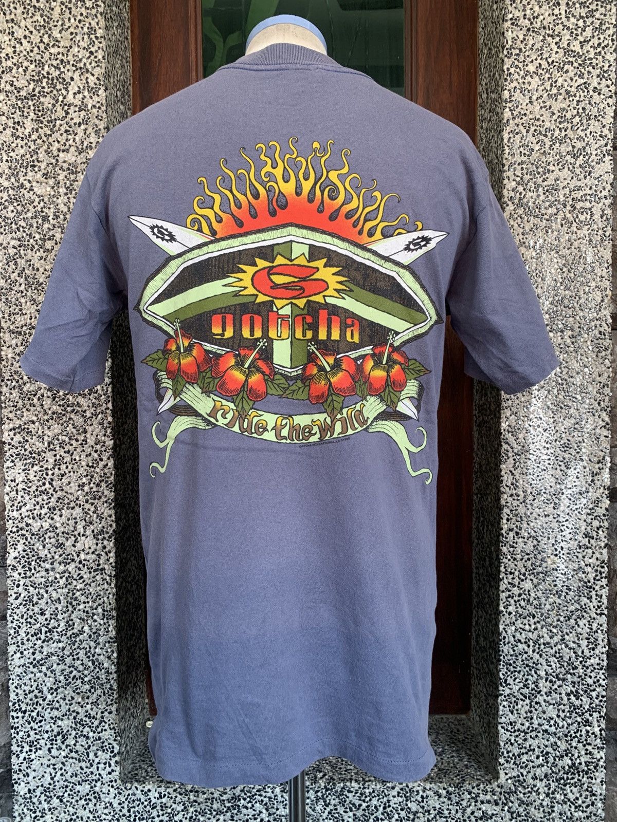 Gotcha Vintage 90s Gotcha Surf / Surfing / Surfboards T shirt Size US M / EU 48-50 / 2 - 1 Thumbnail