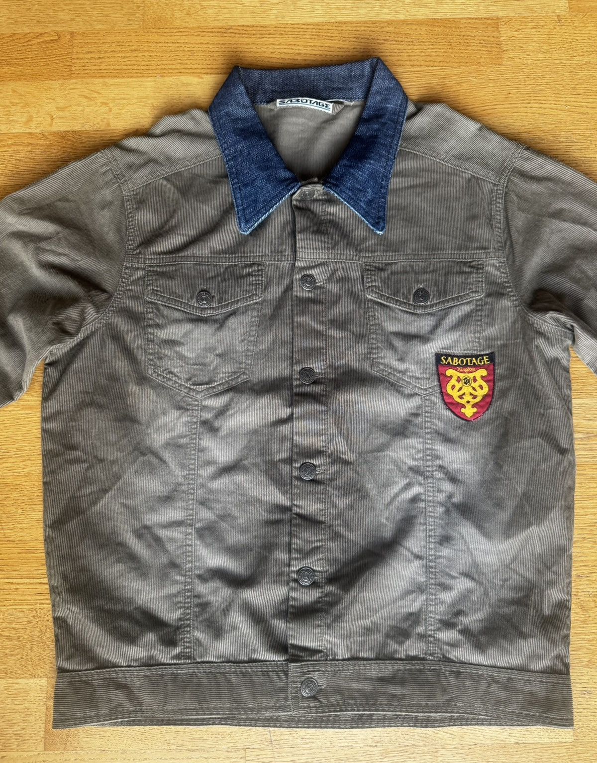 Walter Van Beirendonck Sabotage Cord Trucker Jacket — 1990s / NOS with Tag Size US L / EU 52-54 / 3 - 2 Thumbnail