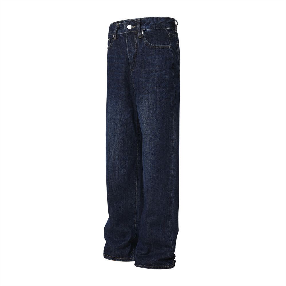 Japanese Brand × Jean Men's distressed loose casual street washed straight jeans Size US 32 / EU 48 - 2 Thumbnail