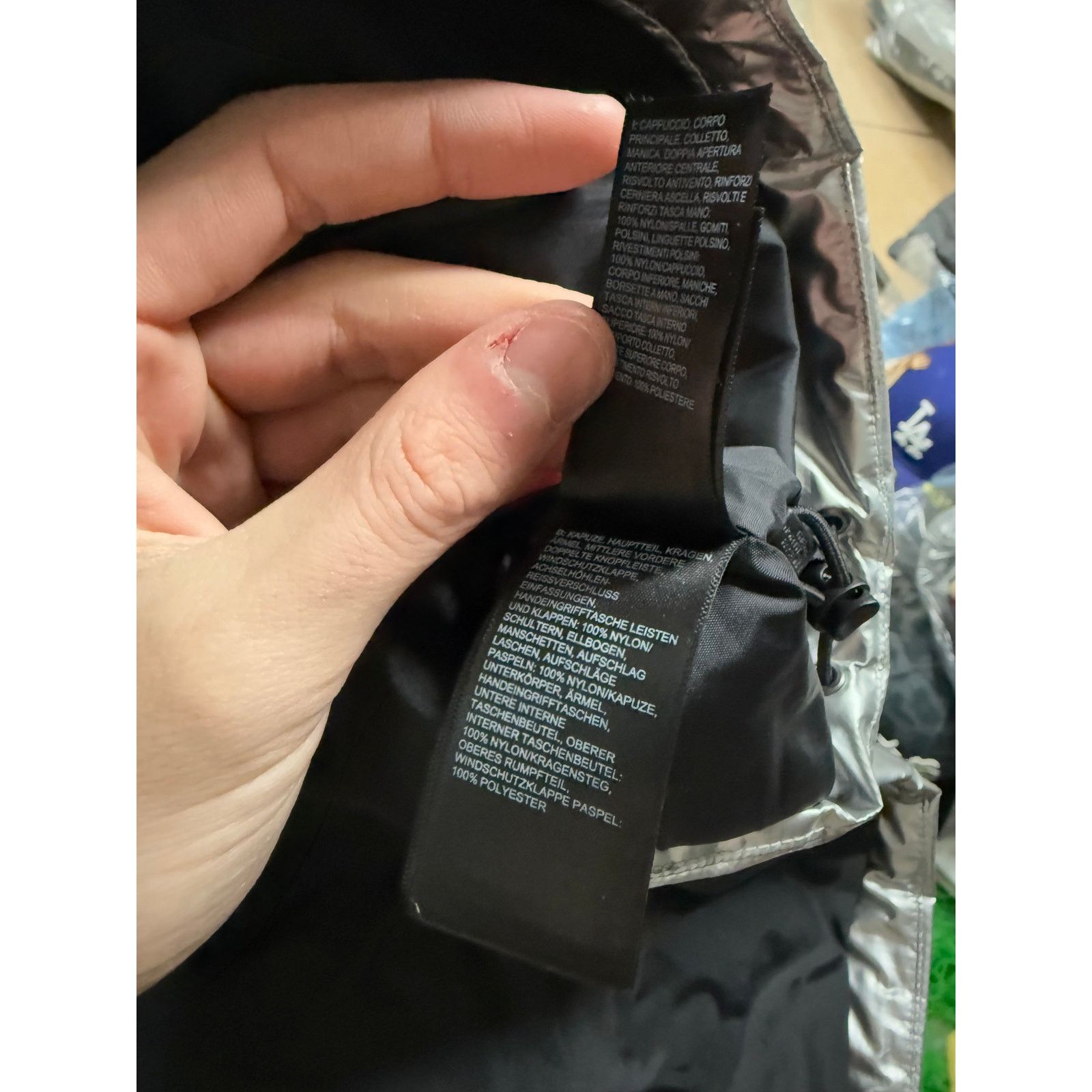 Supreme Supreme TNF Silver Metalic XL New Size US XL / EU 56 / 4 - 10 Thumbnail