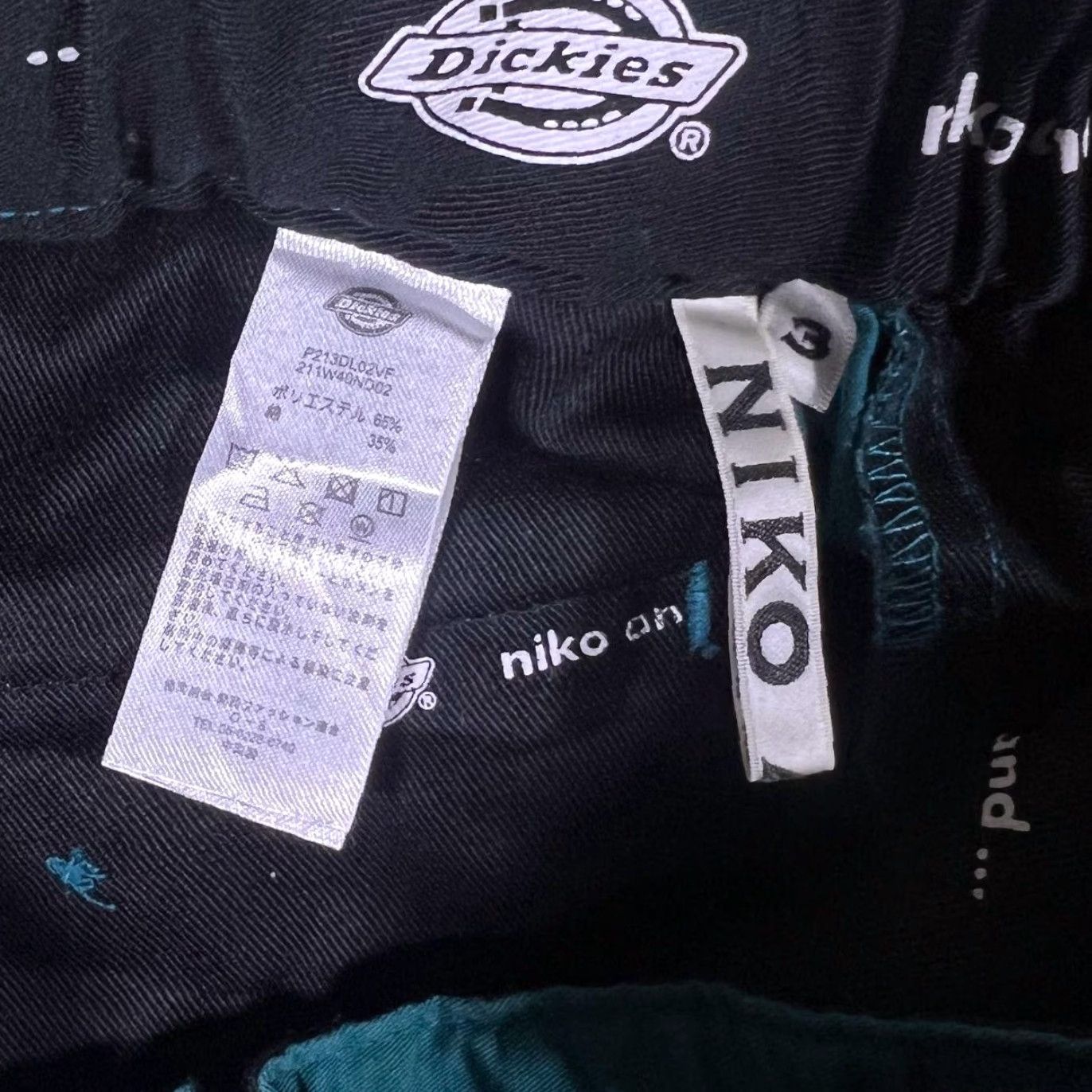 Dickies Dickies x Niko and... Teal Blue Straight Leg Parachute Trousers 31 x 27 Mens Trousers Zip Fly 31 Regular Size US 31 - 6 Thumbnail