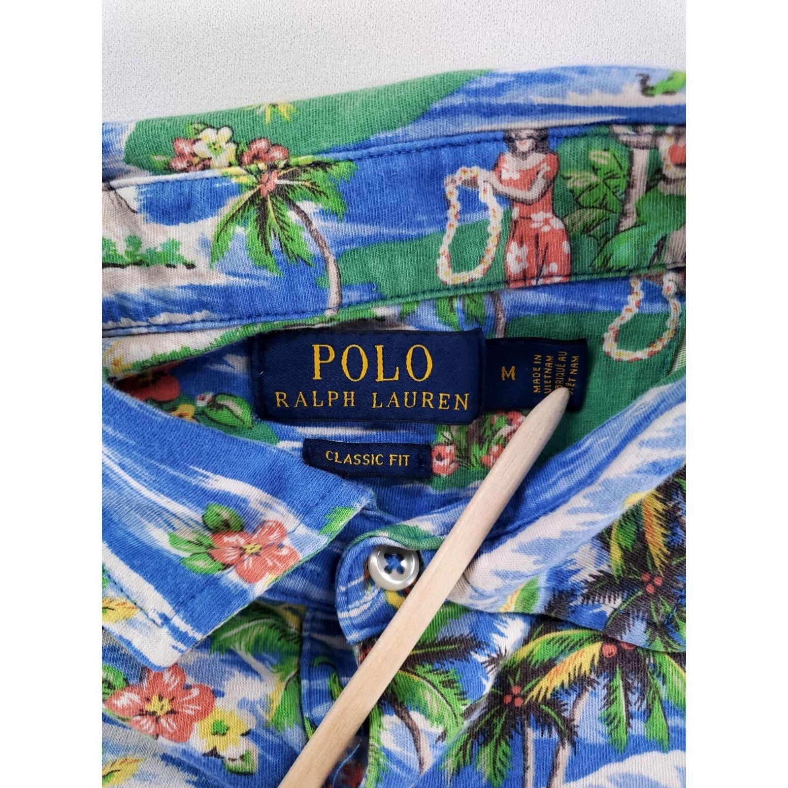 Polo Ralph Lauren Polo Ralph Lauren Polo Shirt AOP Hawaiian Hula Girls Palm Trees Mens M Multicolor Shirt Mens Size US M / EU 48-50 / 2 - 3 Thumbnail