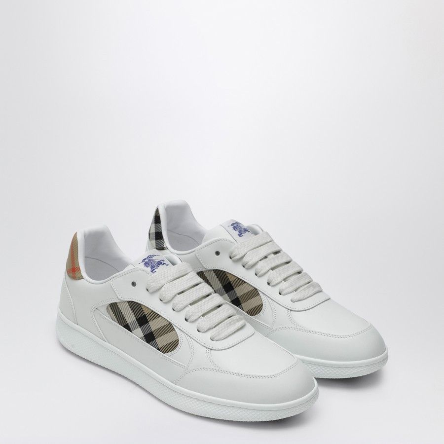 o1d2blof0226 Leather Low-Top Sneakers in White