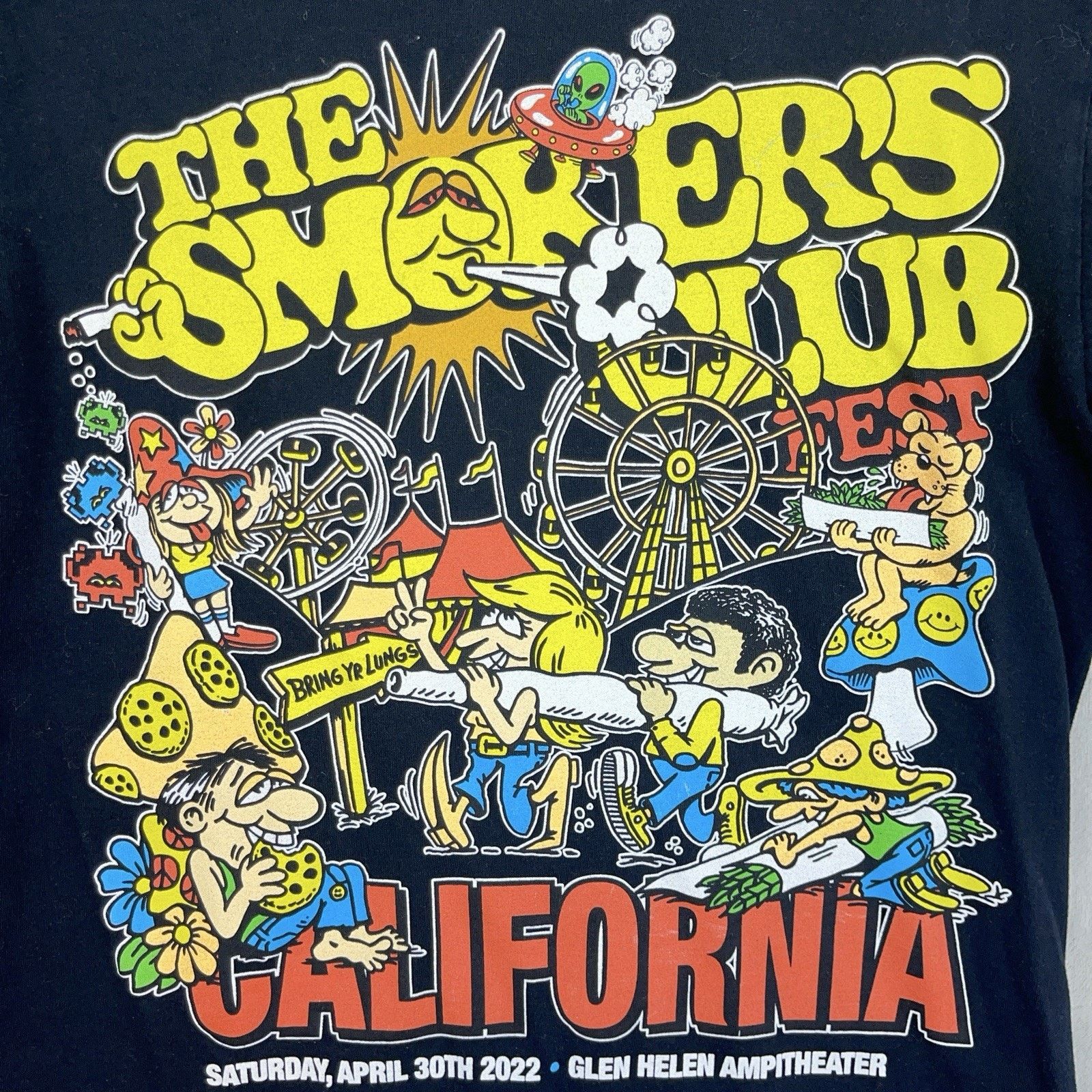 Other The Smokers Club Fest 2022 T Shirt Med Kid Cudi Rare Music Size US M / EU 48-50 / 2 - 3 Thumbnail