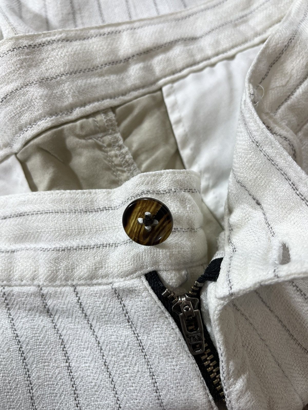 Shellac Shellac Pinstripe White Shorts Size US 30 / EU 46 - 5 Thumbnail